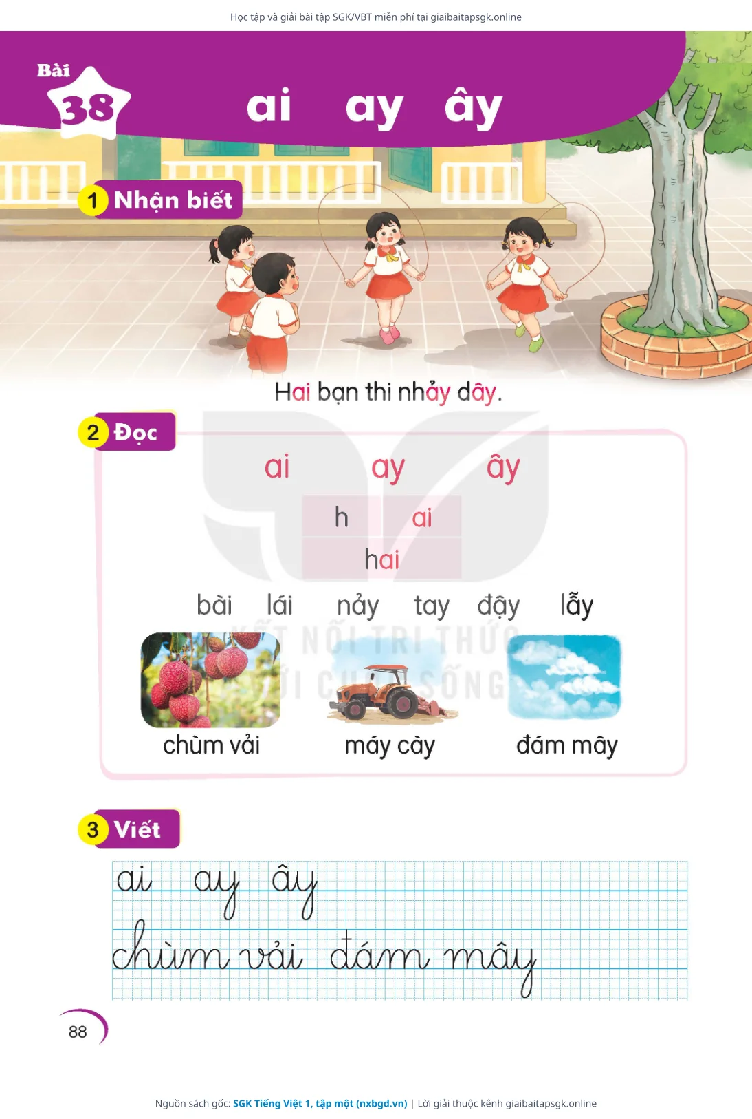 Trang 89 sách giáo khoa SGK Tiếng Việt 1, tập một thu nhỏ