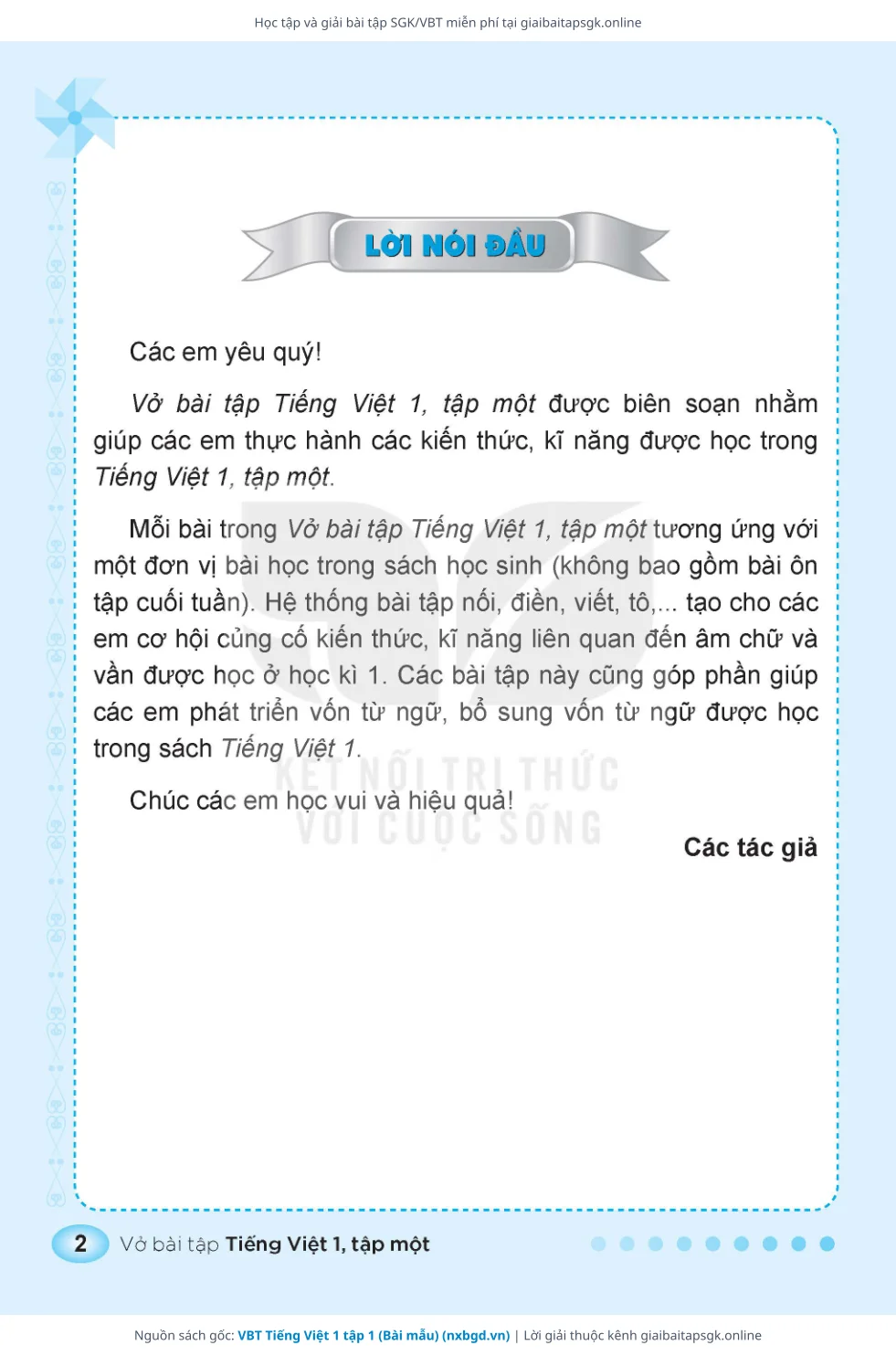 Trang 3 sách giáo khoa VBT Tiếng Việt 1 tập 1 (Bài mẫu) thu nhỏ