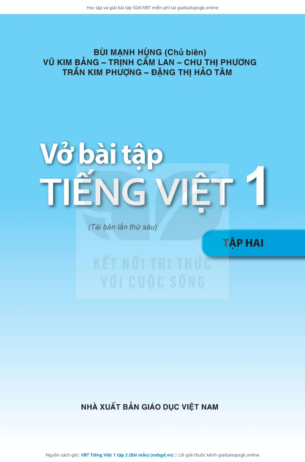 Trang 2 sách giáo khoa VBT Tiếng Việt 1 tập 2 (Bài mẫu) thu nhỏ