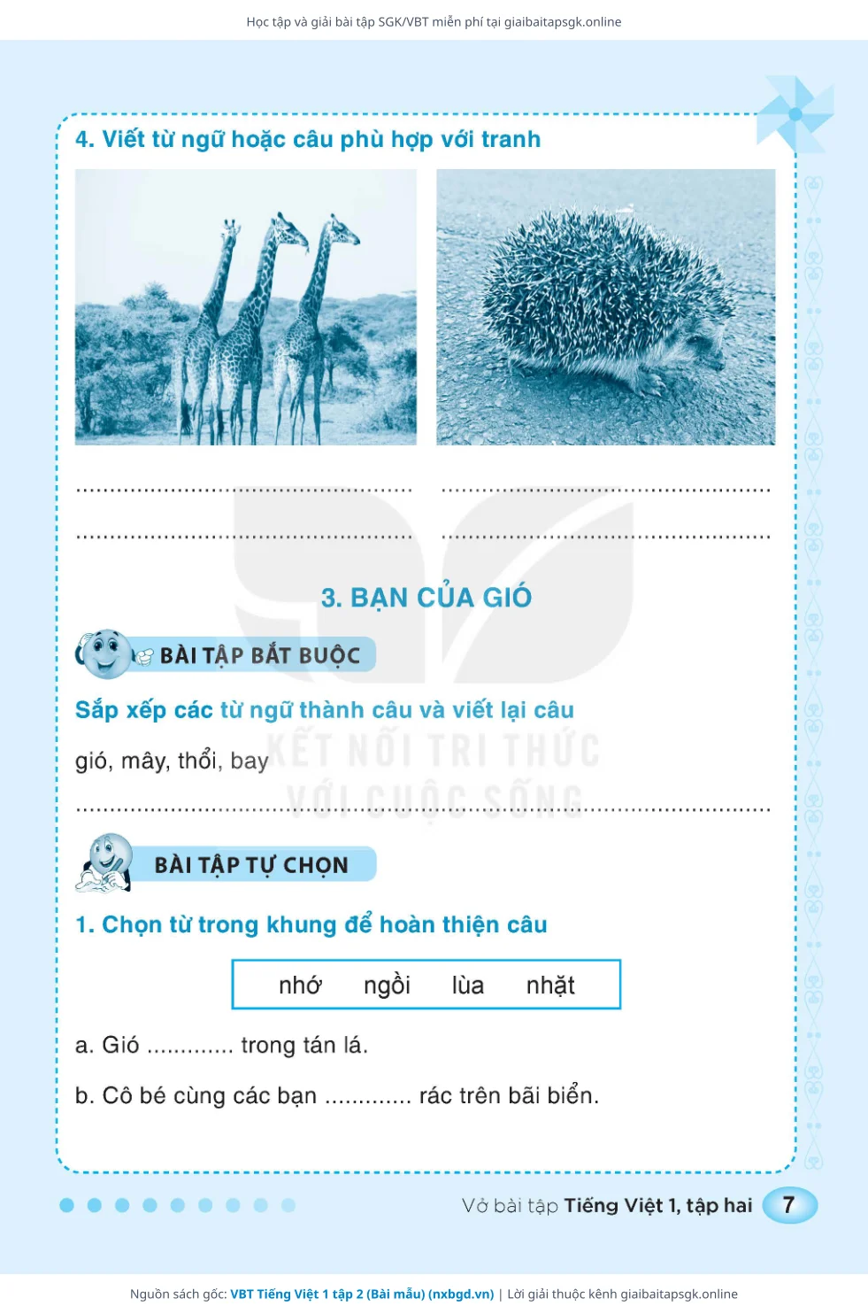 Trang 8 sách giáo khoa VBT Tiếng Việt 1 tập 2 (Bài mẫu) thu nhỏ