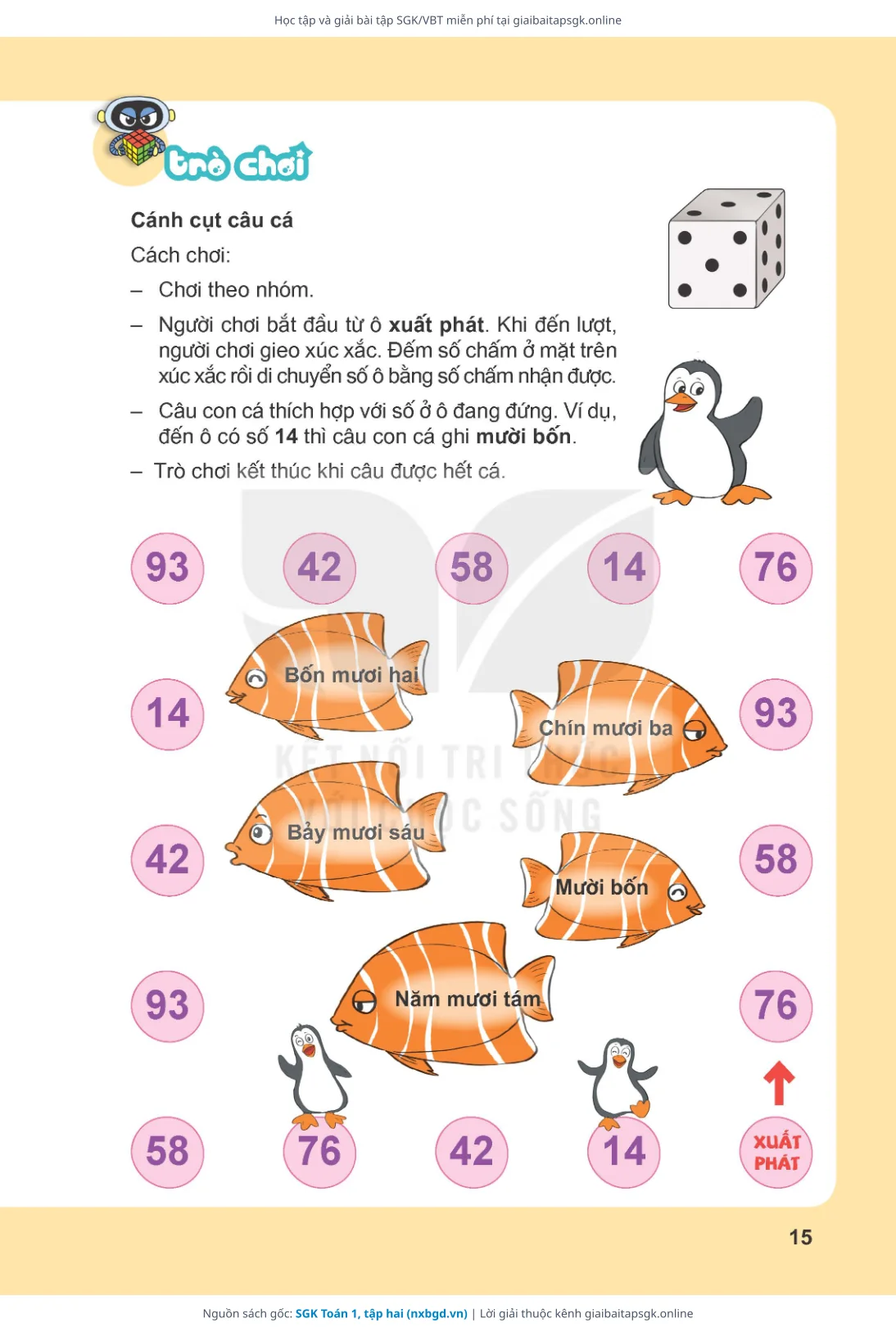 Trang 16 sách giáo khoa SGK Toán 1, tập hai thu nhỏ