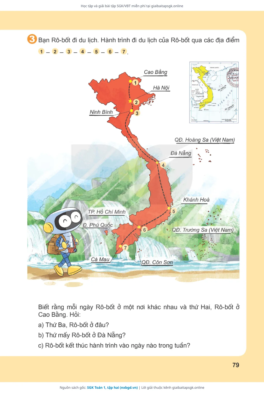Trang 80 sách giáo khoa SGK Toán 1, tập hai thu nhỏ