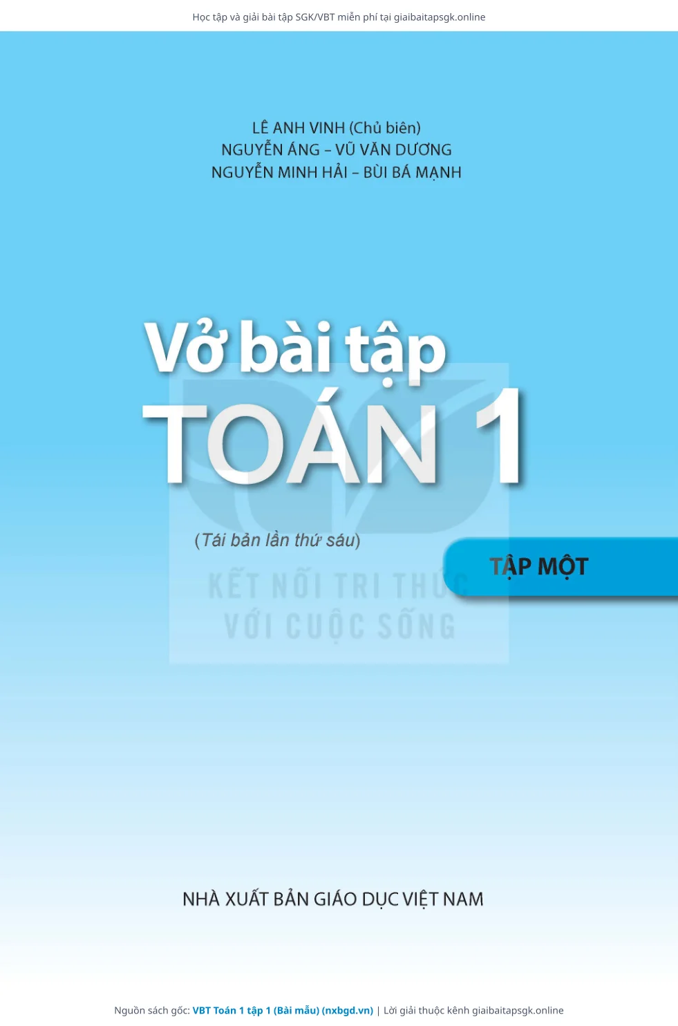 Trang 2 sách giáo khoa VBT Toán 1 tập 1 (Bài mẫu) thu nhỏ