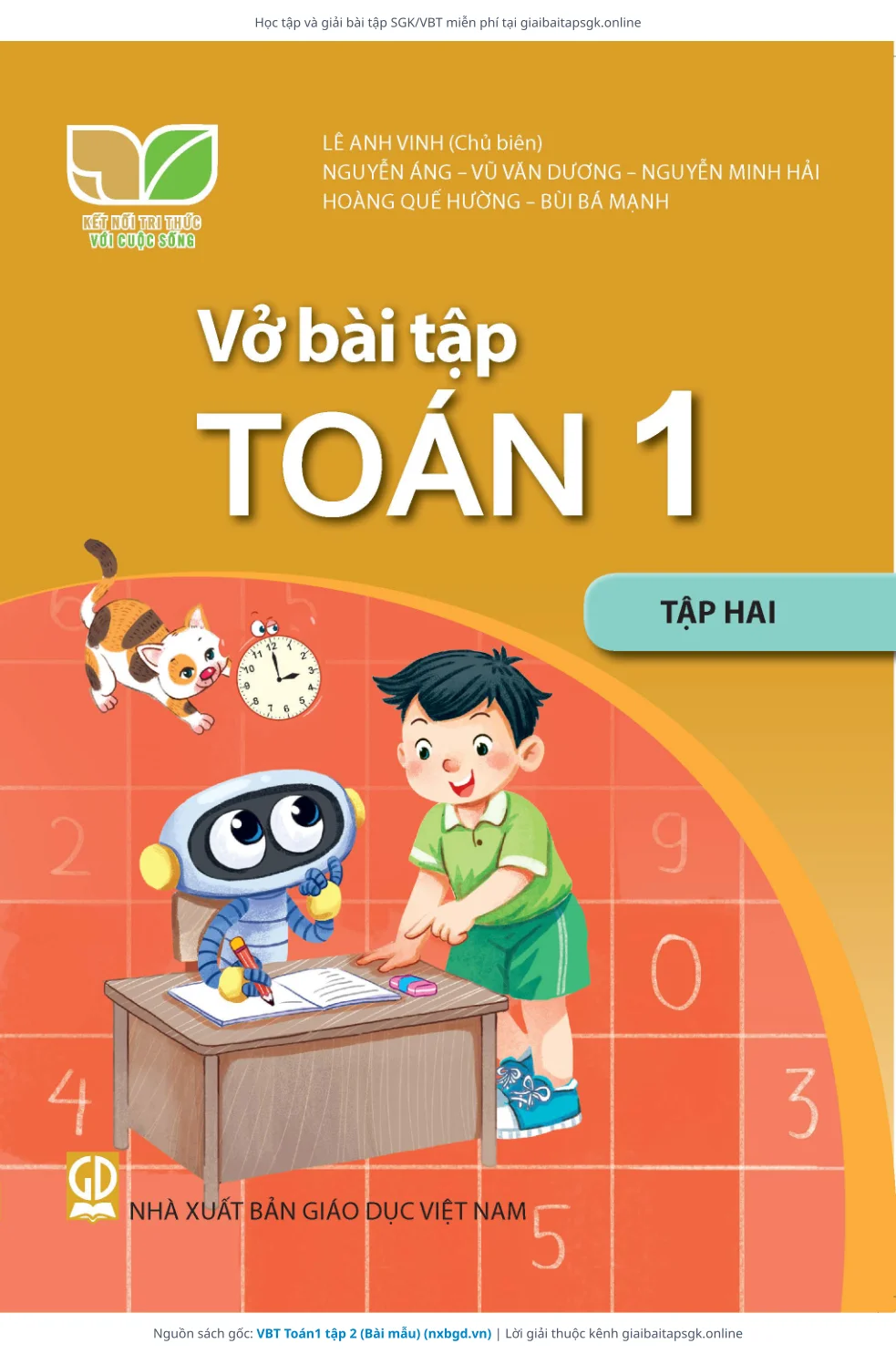 Trang 1 sách giáo khoa VBT Toán1 tập 2 (Bài mẫu) bản chuẩn