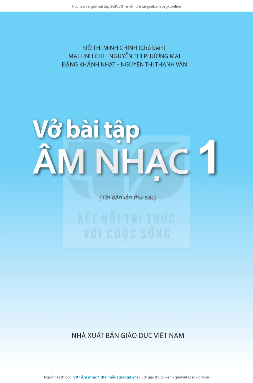 Trang 2 sách giáo khoa VBT Âm nhạc 1 (Bài mẫu) thu nhỏ