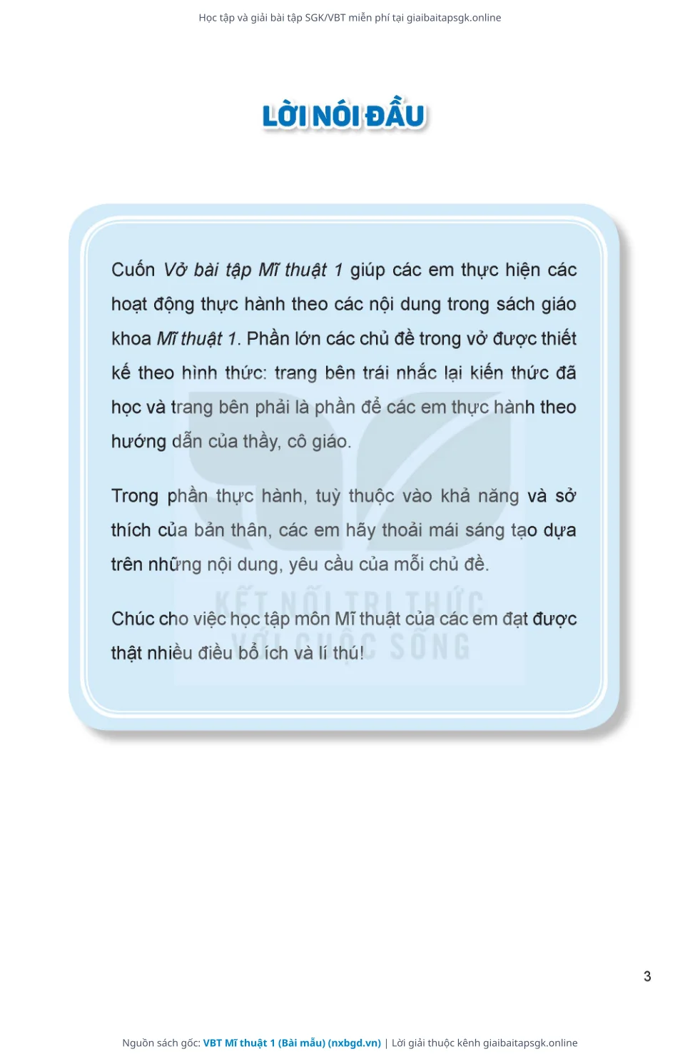 Trang 4 sách giáo khoa VBT Mĩ thuật 1 (Bài mẫu) thu nhỏ