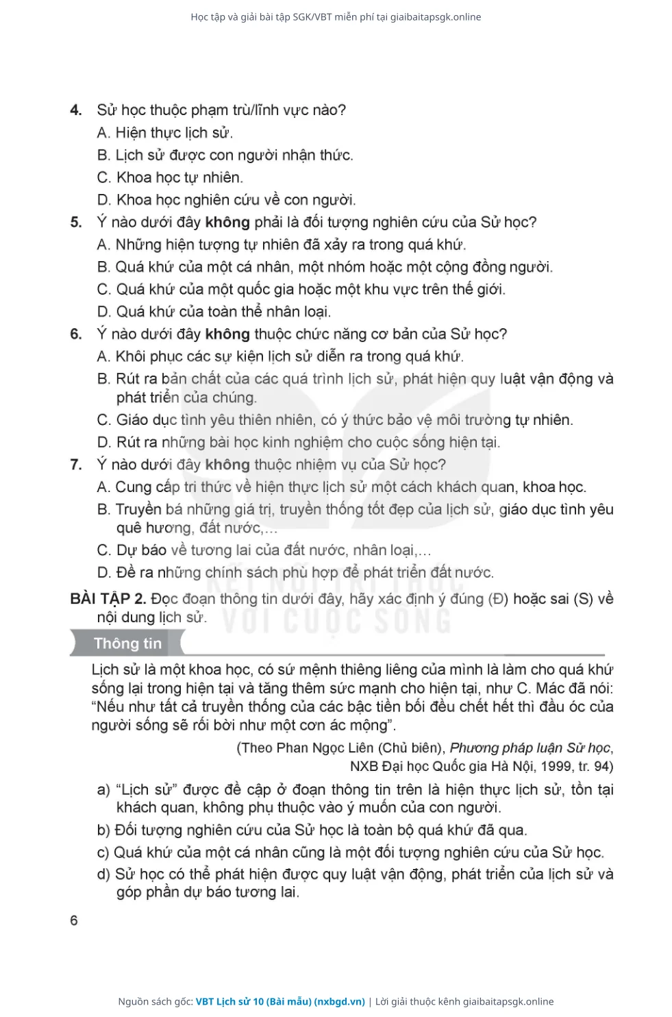 Trang 7 sách giáo khoa VBT Lịch sử 10 (Bài mẫu) thu nhỏ