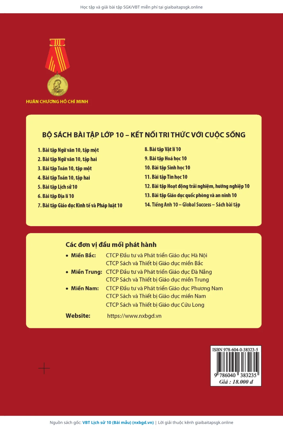 Trang 8 sách giáo khoa VBT Lịch sử 10 (Bài mẫu) thu nhỏ
