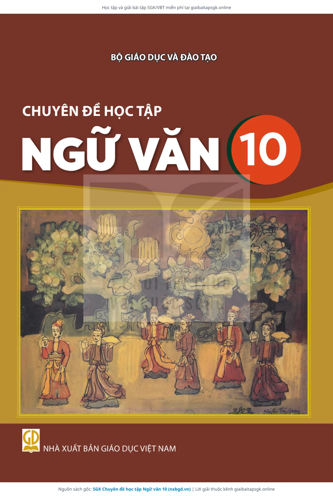 Trang 1 sách giáo khoa SGK Chuyên đề học tập Ngữ văn 10 bản chuẩn