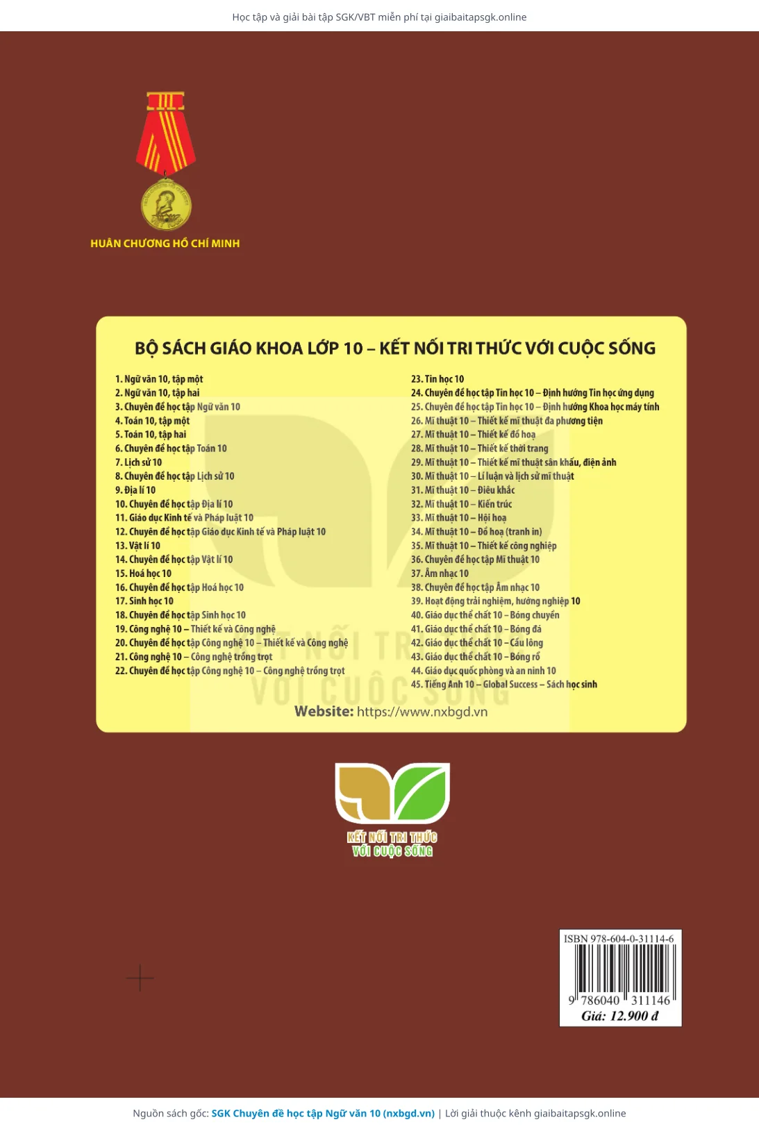 Trang 106 sách giáo khoa SGK Chuyên đề học tập Ngữ văn 10 thu nhỏ