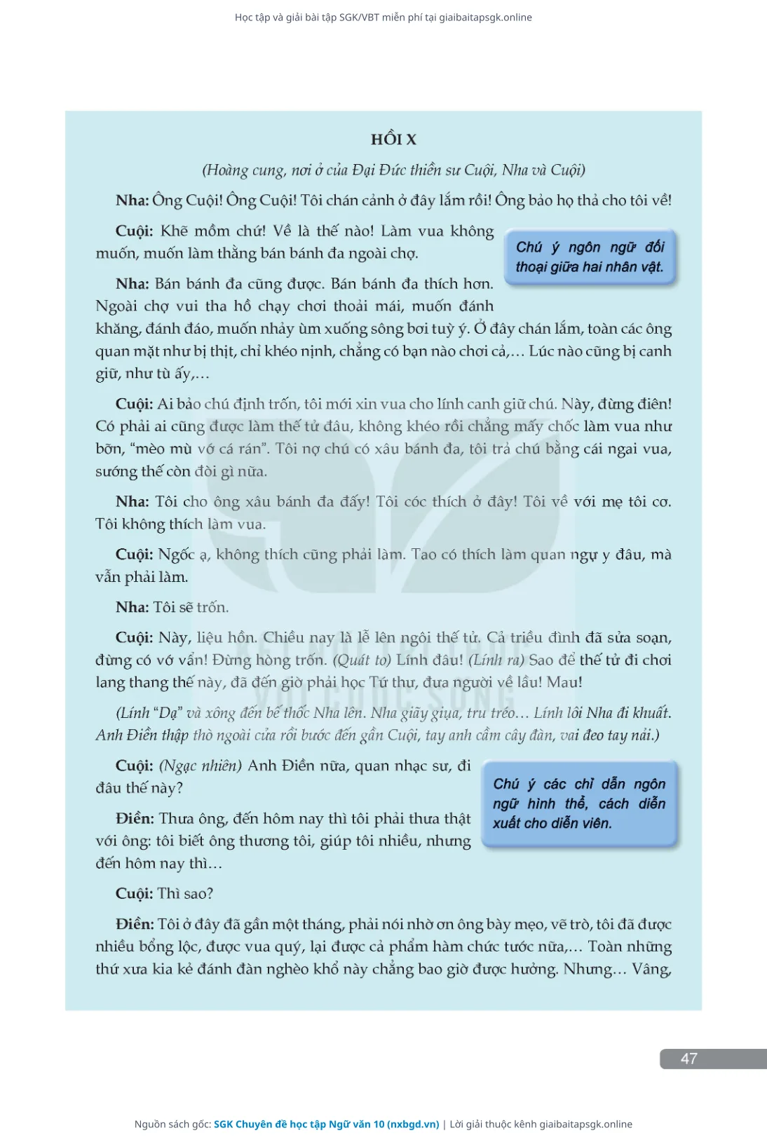 Trang 48 sách giáo khoa SGK Chuyên đề học tập Ngữ văn 10 thu nhỏ
