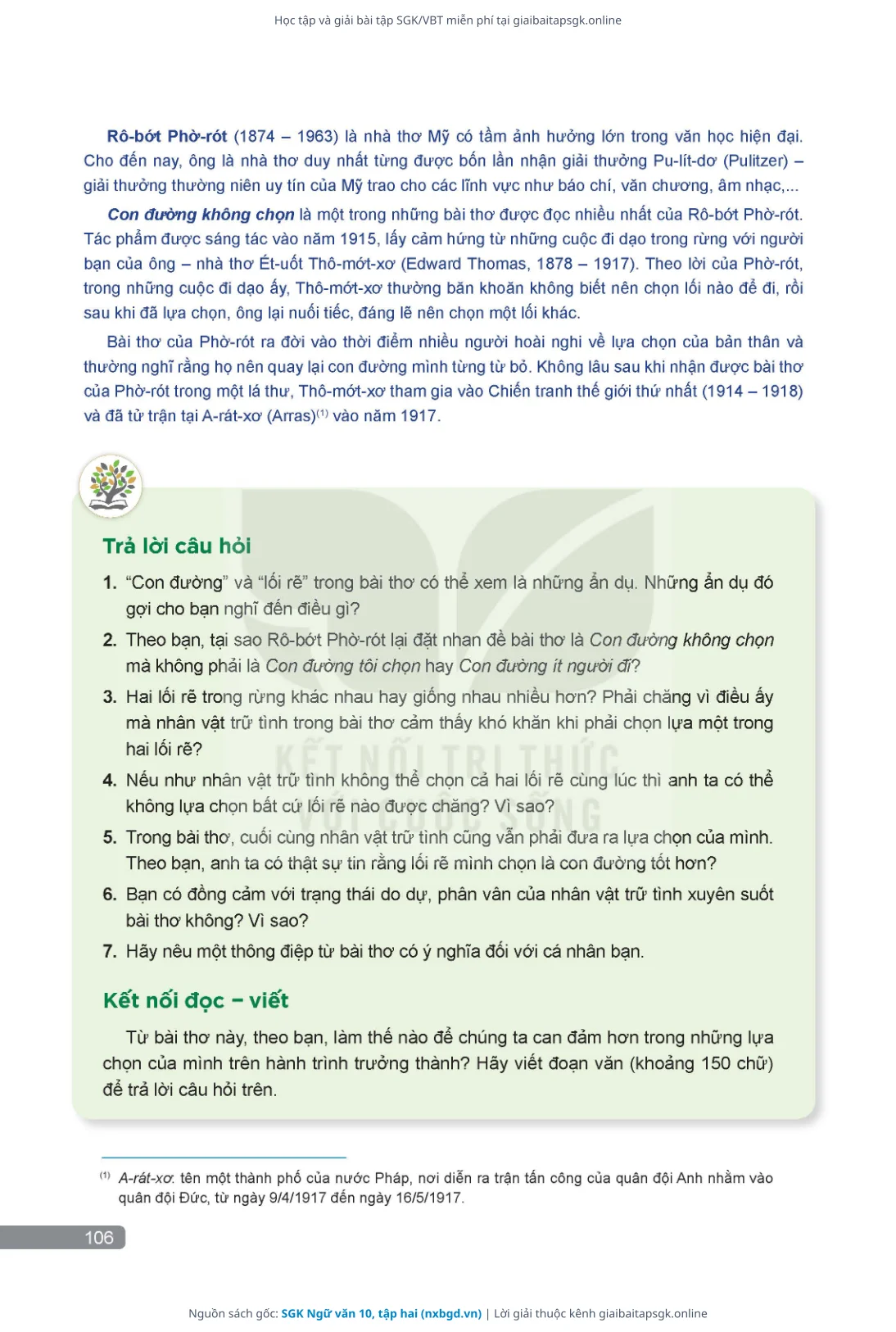 Trang 107 sách giáo khoa SGK Ngữ văn 10, tập hai thu nhỏ