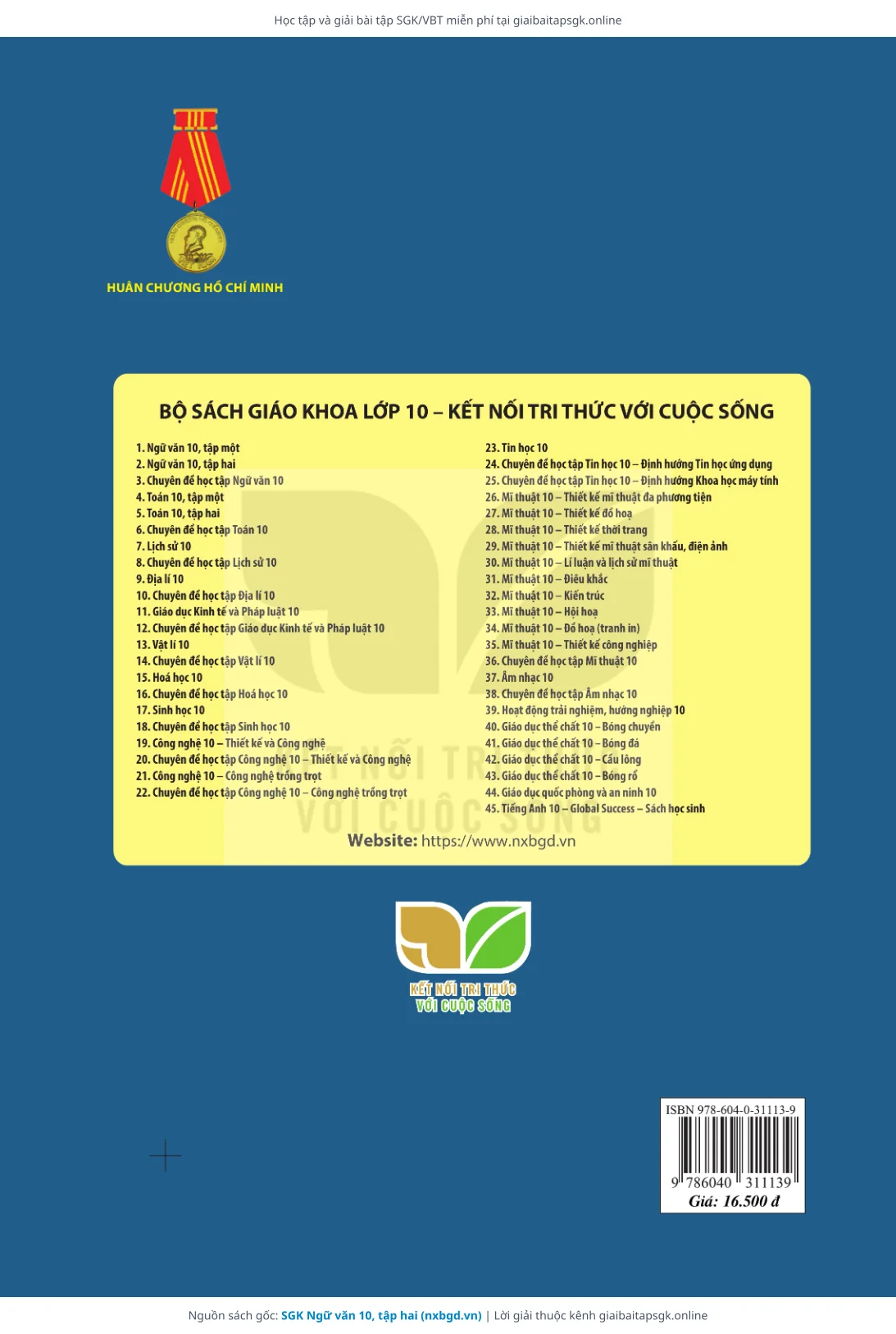 Trang 138 sách giáo khoa SGK Ngữ văn 10, tập hai thu nhỏ