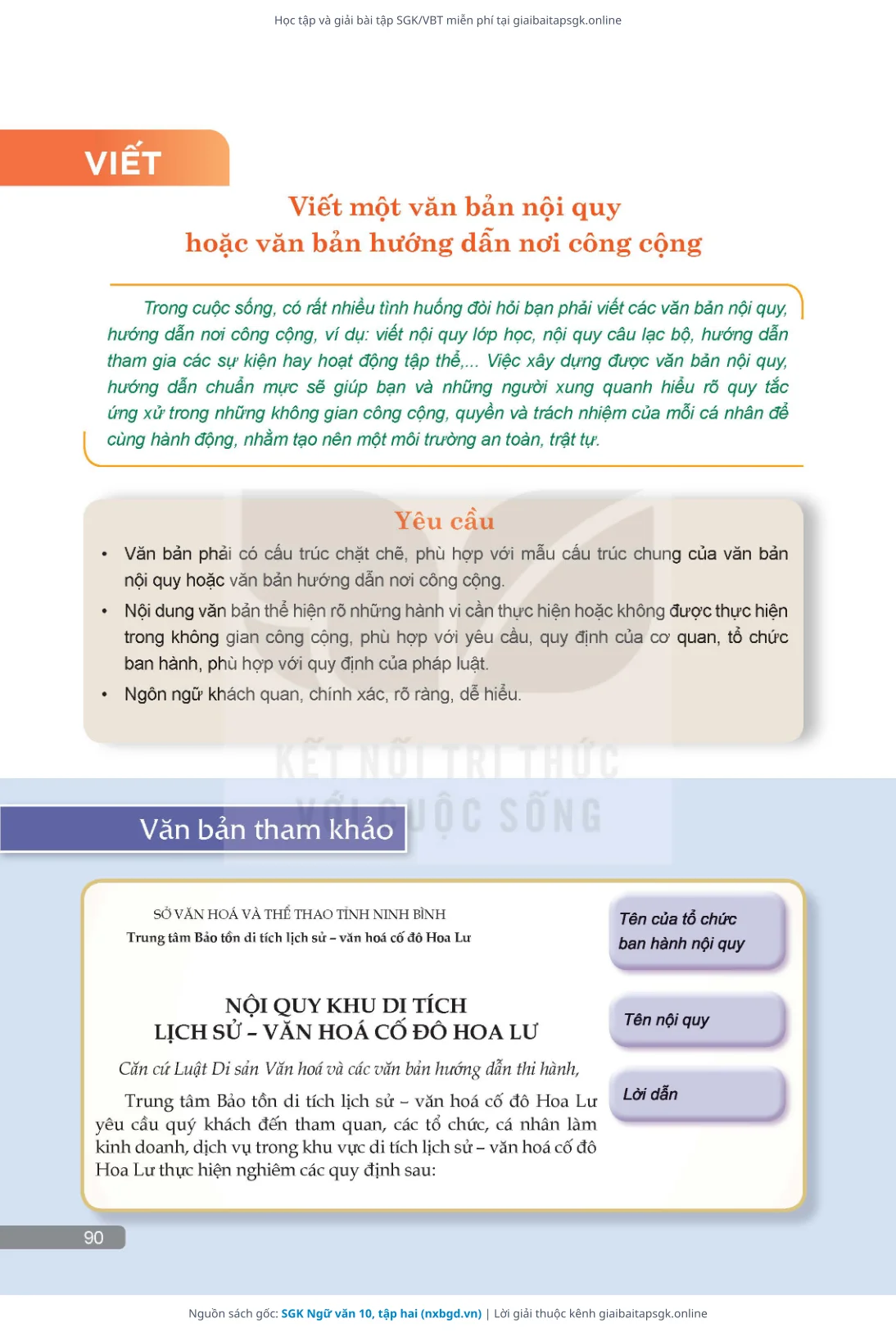 Trang 91 sách giáo khoa SGK Ngữ văn 10, tập hai thu nhỏ