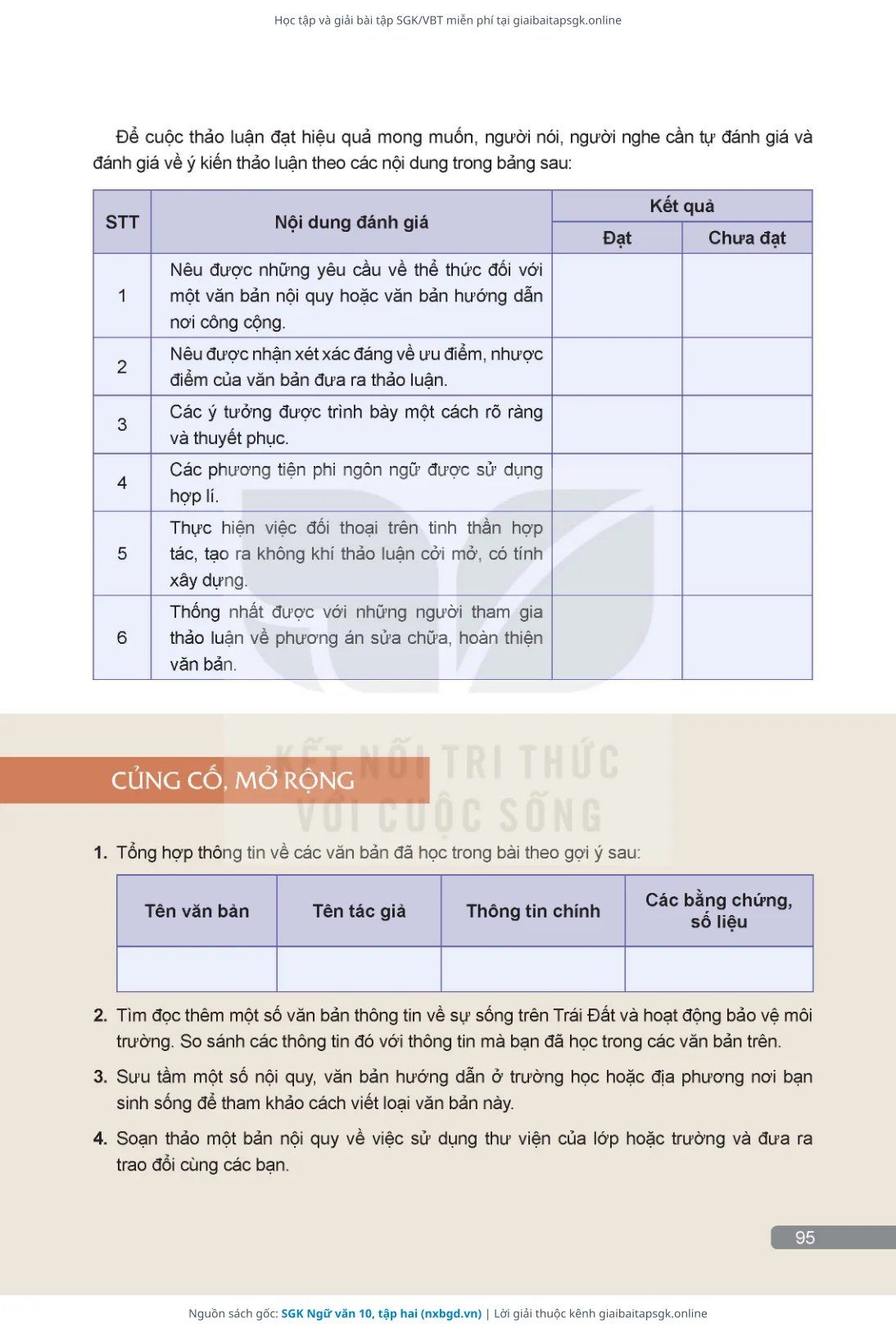 Trang 96 sách giáo khoa SGK Ngữ văn 10, tập hai thu nhỏ