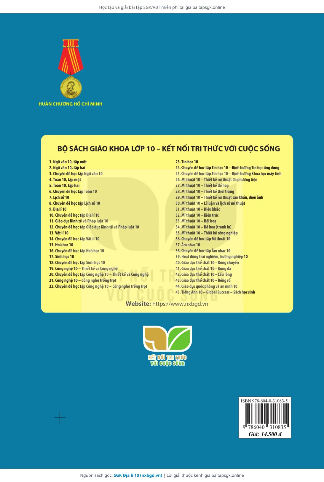 Trang 118 sách giáo khoa SGK Địa lí 10 thu nhỏ