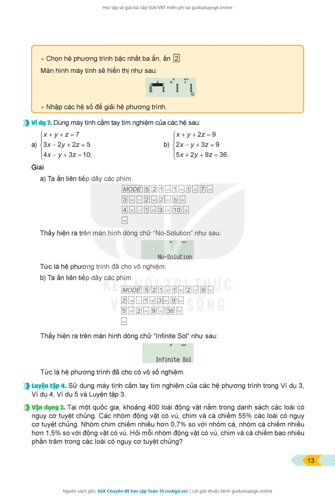 Trang 14 sách giáo khoa SGK Chuyên đề học tập Toán 10 thu nhỏ