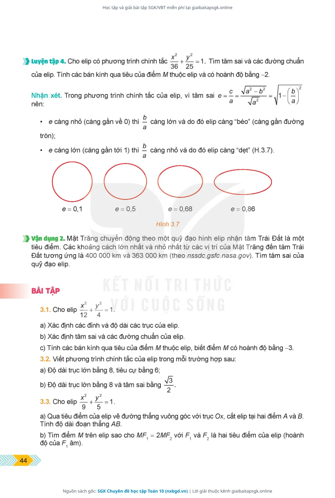 Trang 45 sách giáo khoa SGK Chuyên đề học tập Toán 10 thu nhỏ