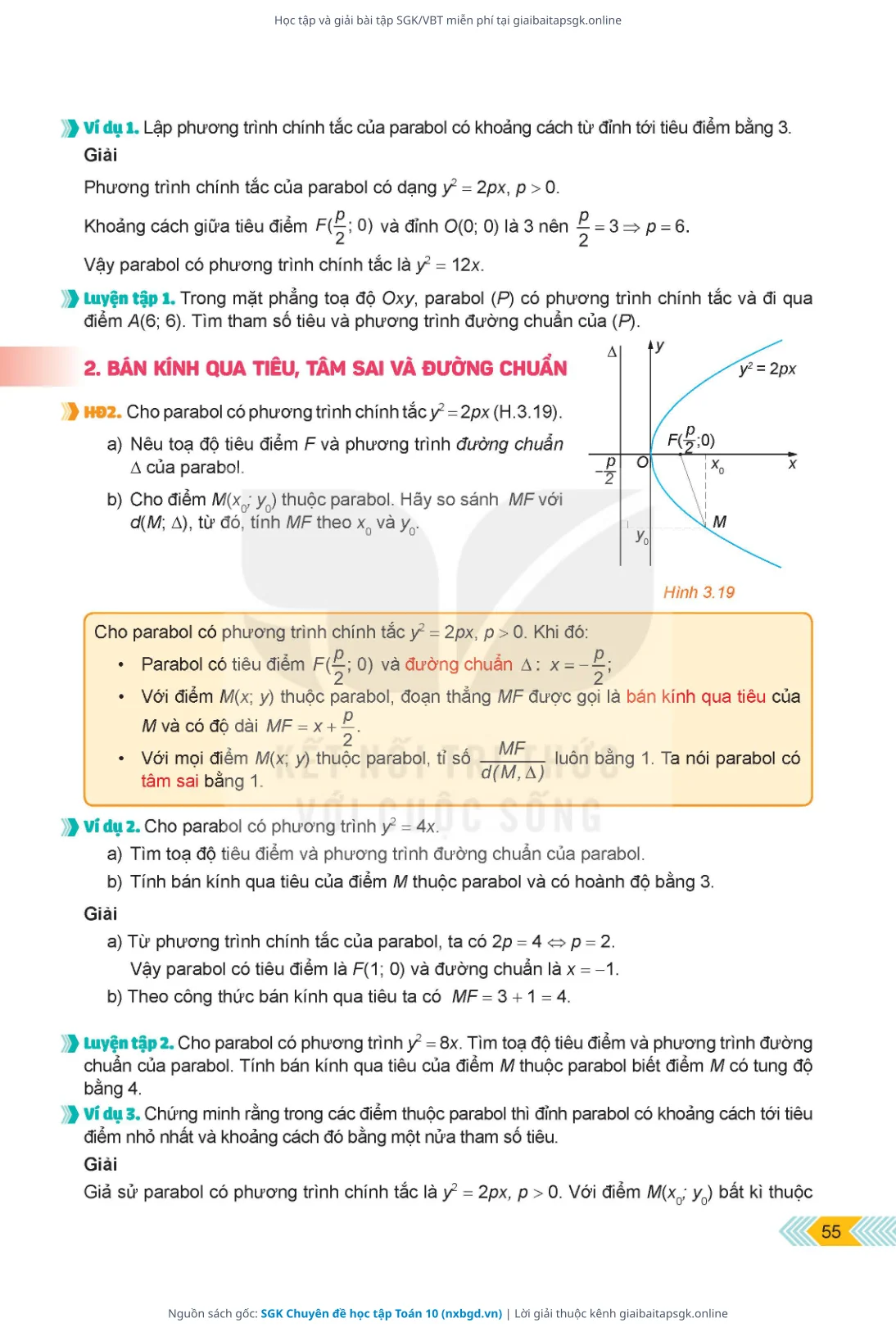 Trang 56 sách giáo khoa SGK Chuyên đề học tập Toán 10 thu nhỏ
