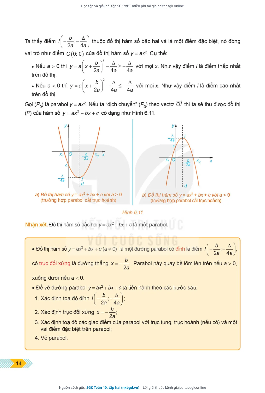 Trang 15 sách giáo khoa SGK Toán 10, tập hai thu nhỏ