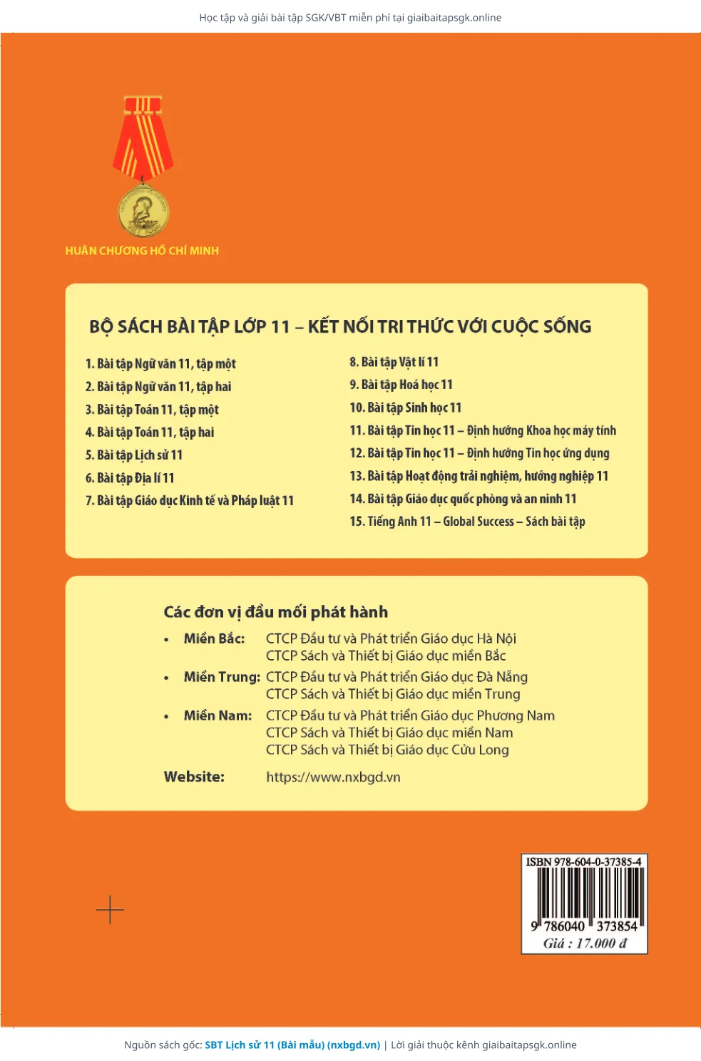 Trang 8 sách giáo khoa SBT Lịch sử 11 (Bài mẫu) thu nhỏ