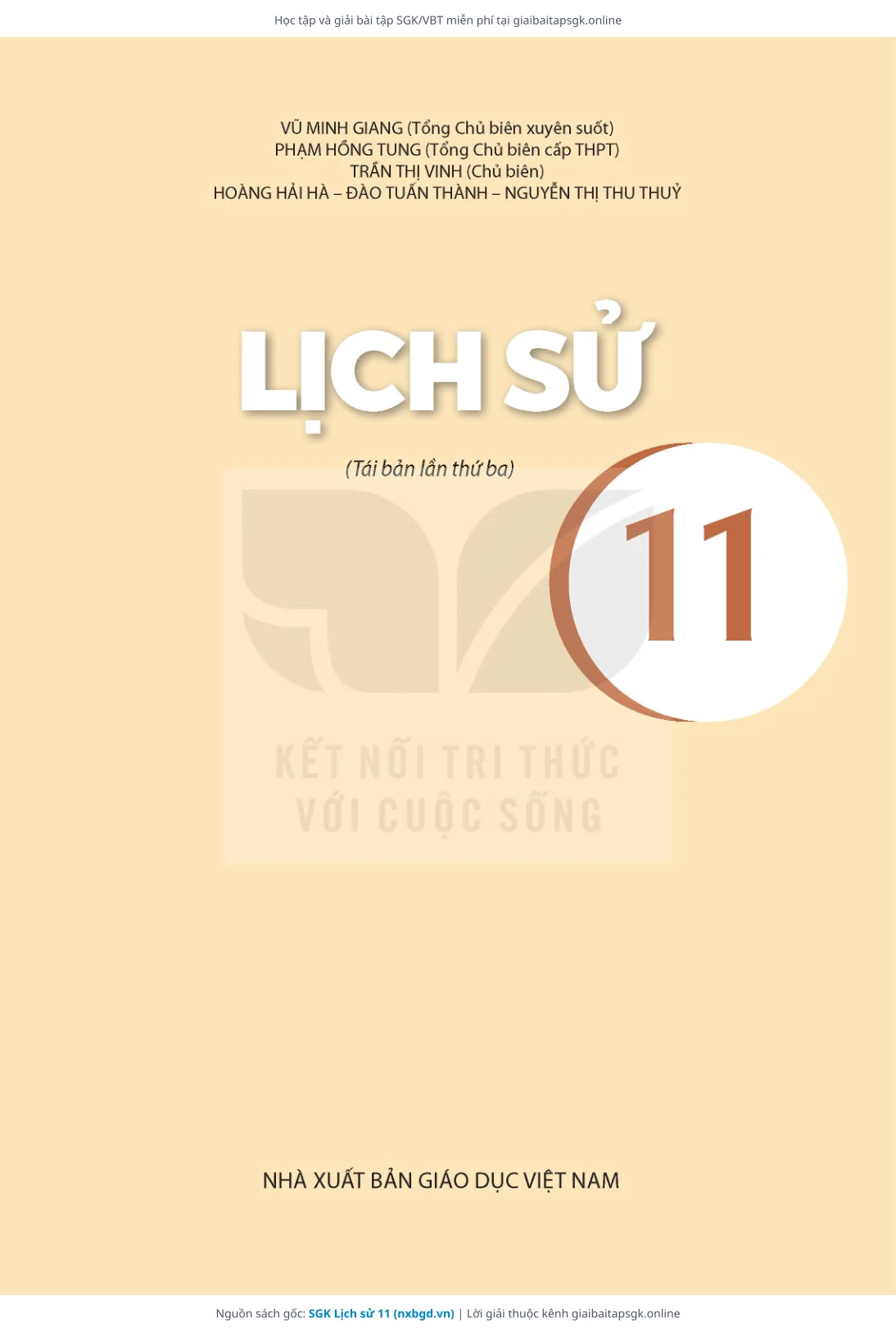 Trang 2 sách giáo khoa SGK Lịch sử 11 thu nhỏ