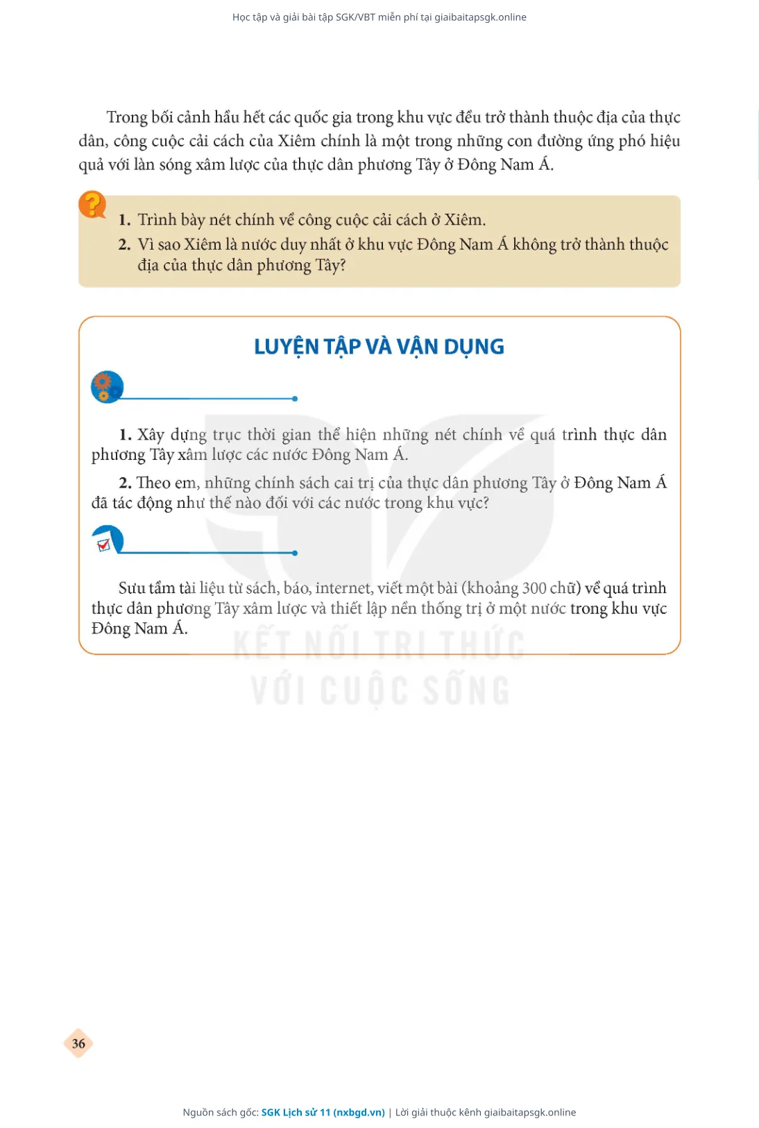Trang 37 sách giáo khoa SGK Lịch sử 11 thu nhỏ