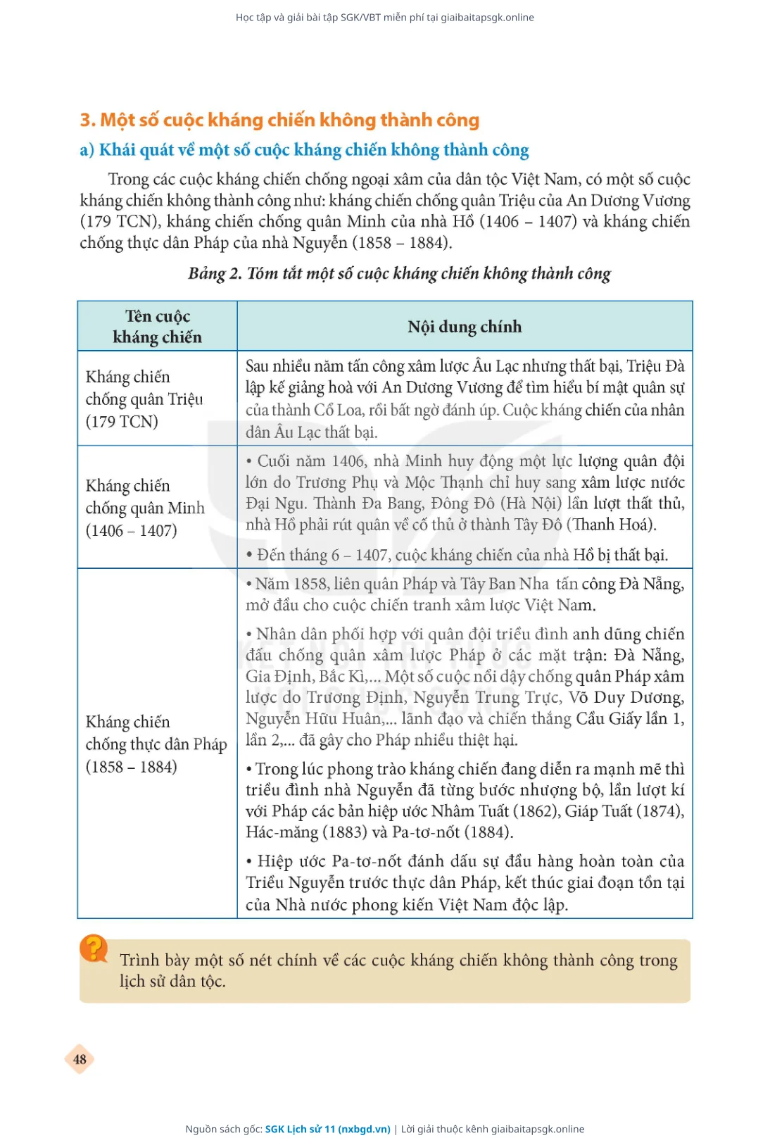 Trang 49 sách giáo khoa SGK Lịch sử 11 thu nhỏ