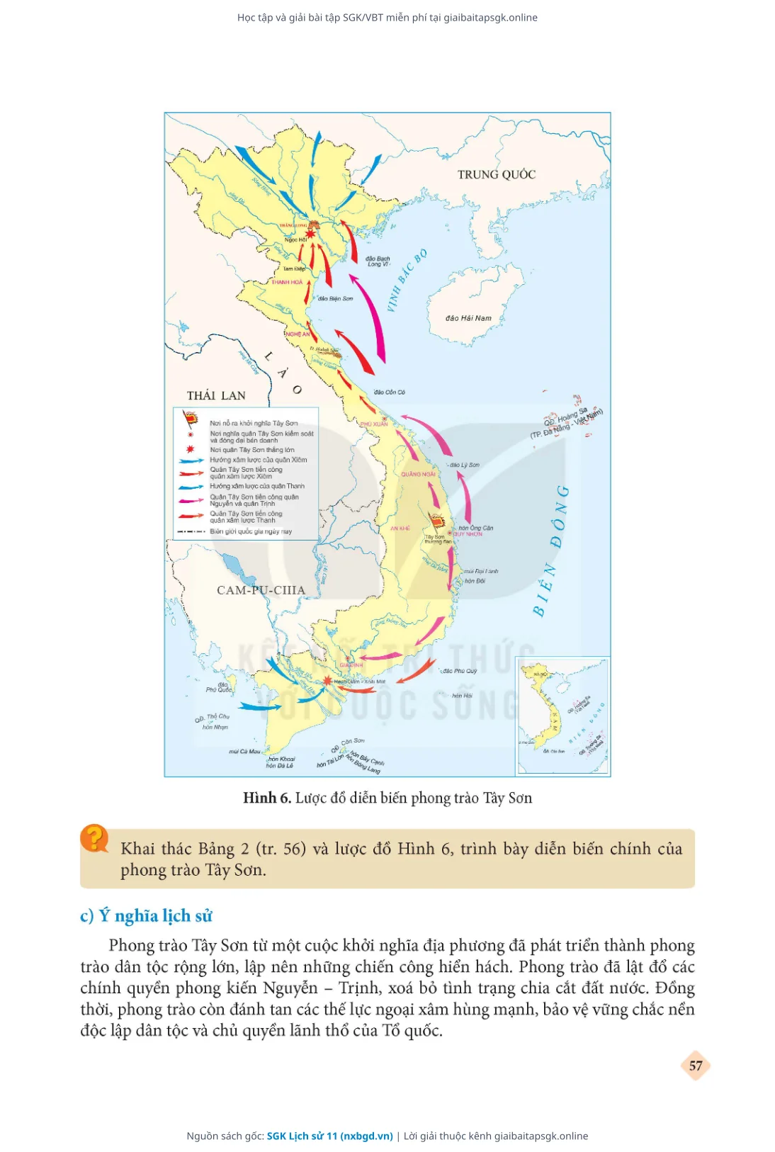 Trang 58 sách giáo khoa SGK Lịch sử 11 thu nhỏ