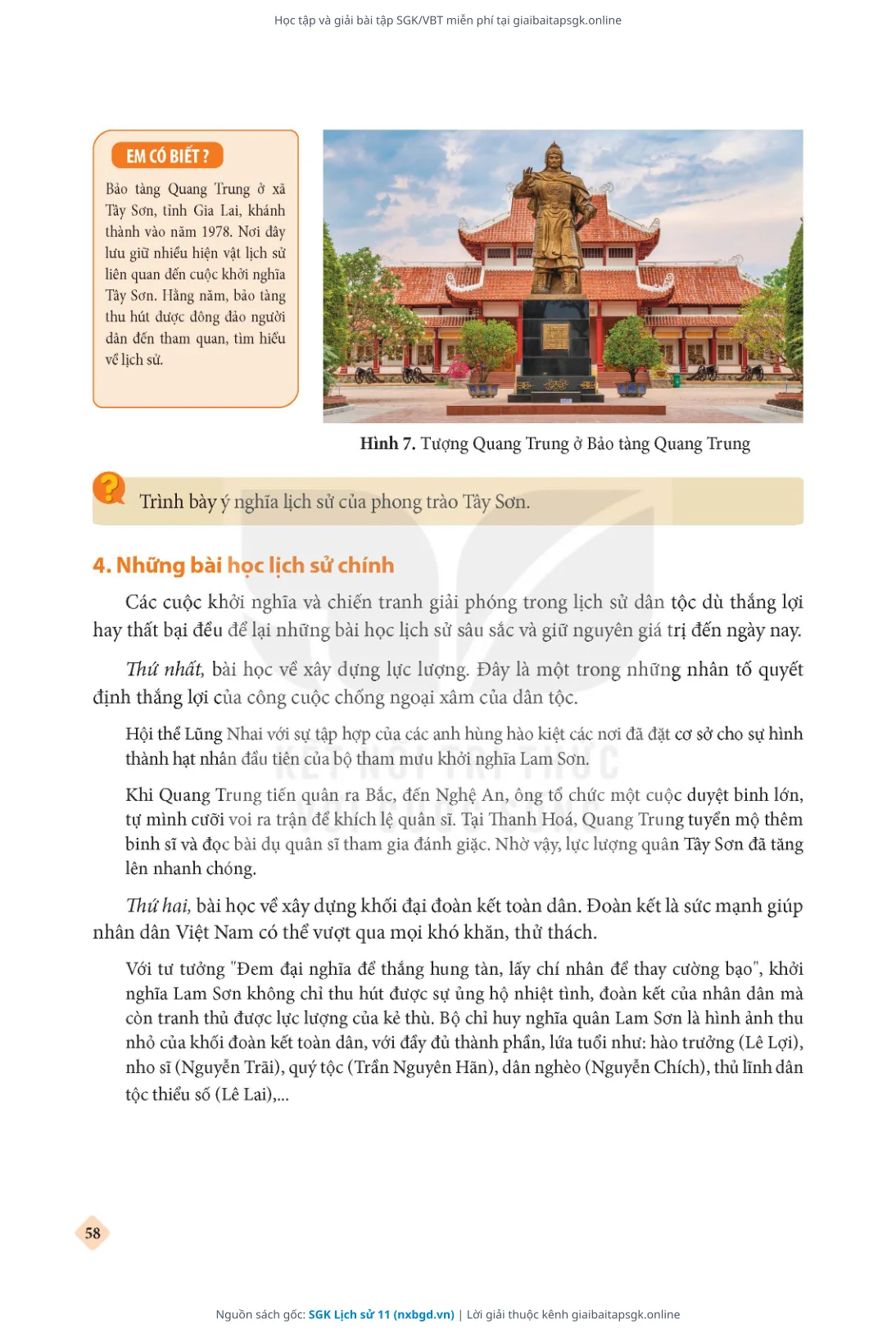 Trang 59 sách giáo khoa SGK Lịch sử 11 thu nhỏ