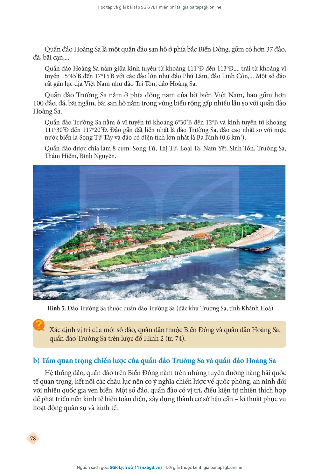 Trang 79 sách giáo khoa SGK Lịch sử 11 thu nhỏ