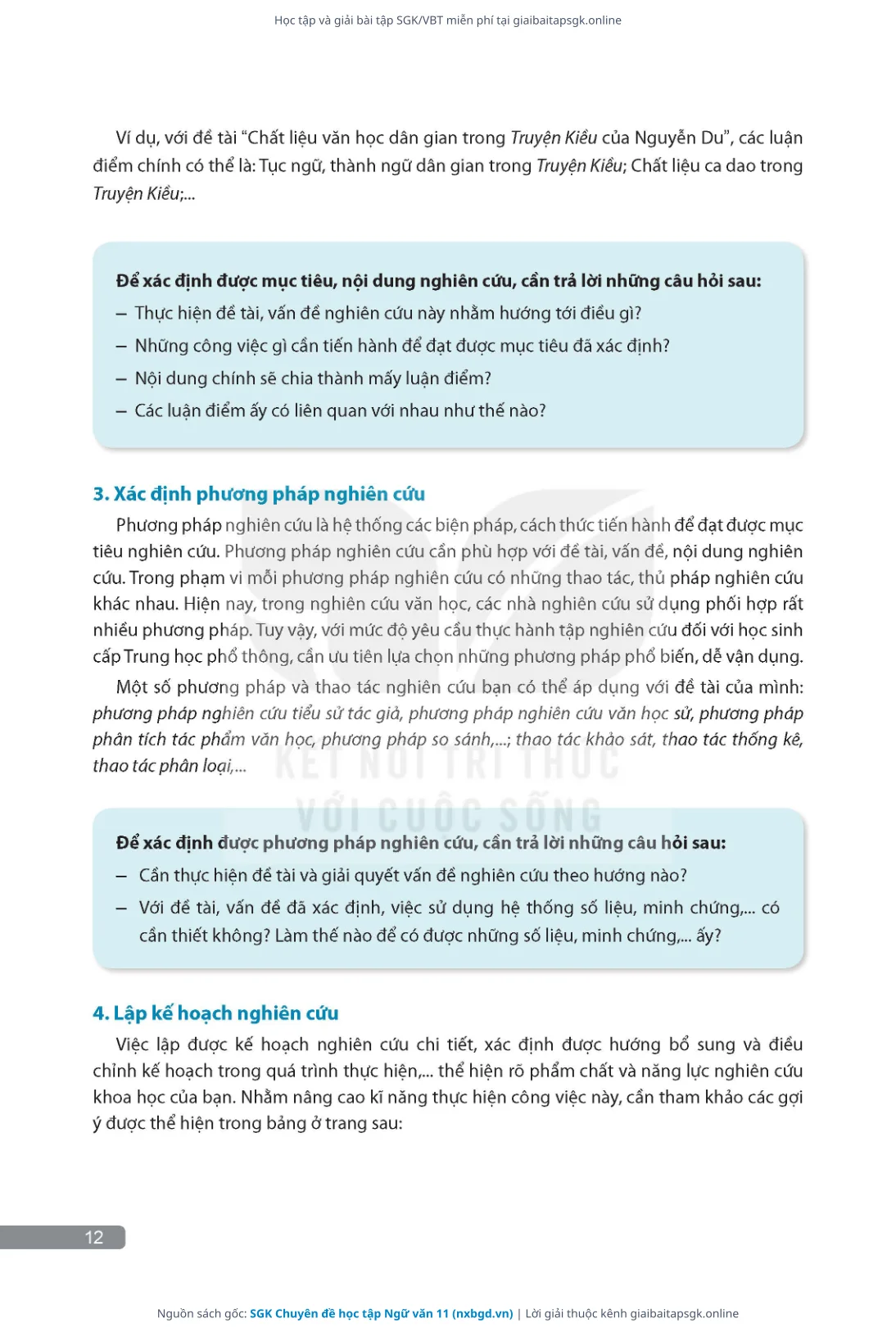Trang 13 sách giáo khoa SGK Chuyên đề học tập Ngữ văn 11 thu nhỏ
