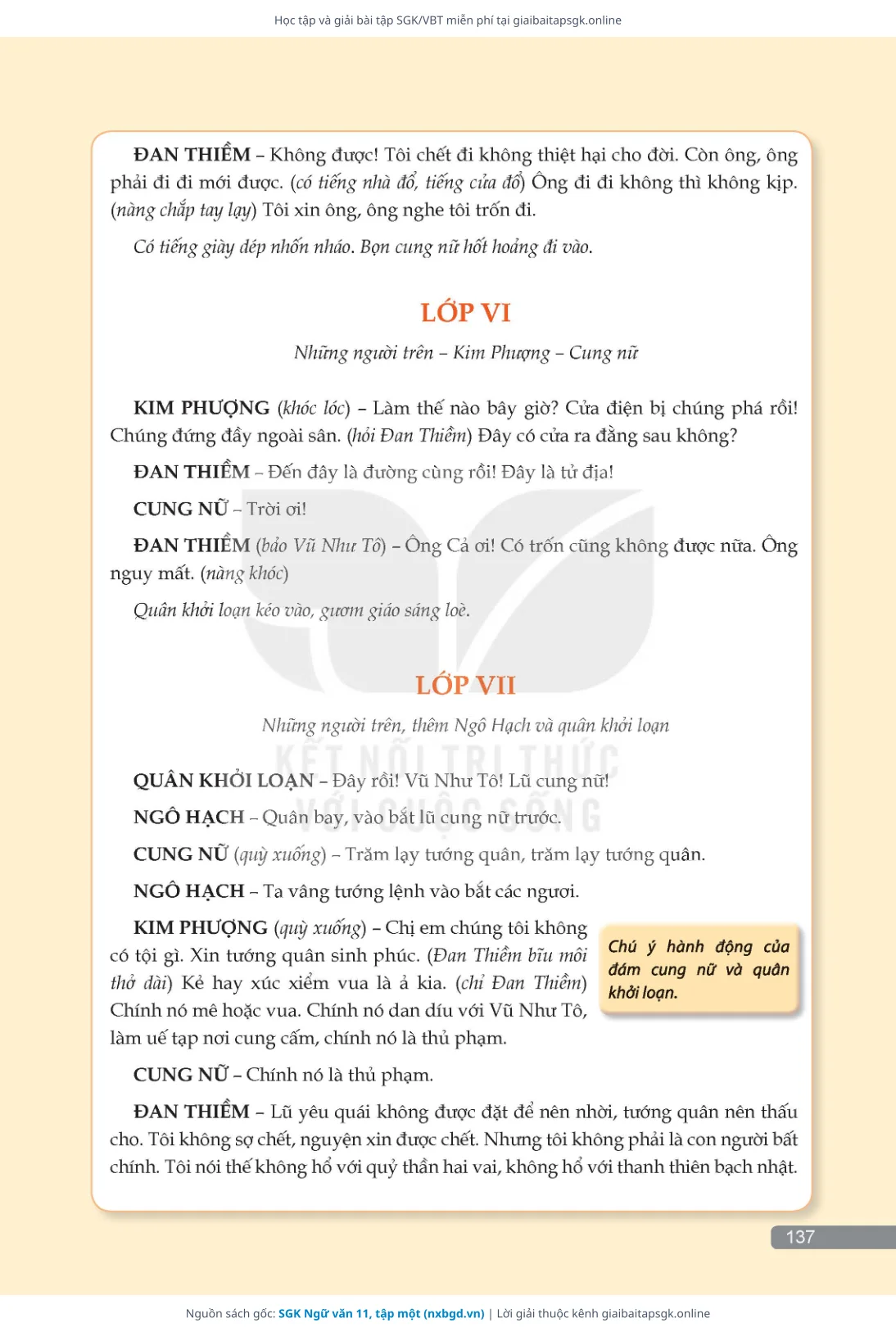 Trang 138 sách giáo khoa SGK Ngữ văn 11, tập một thu nhỏ