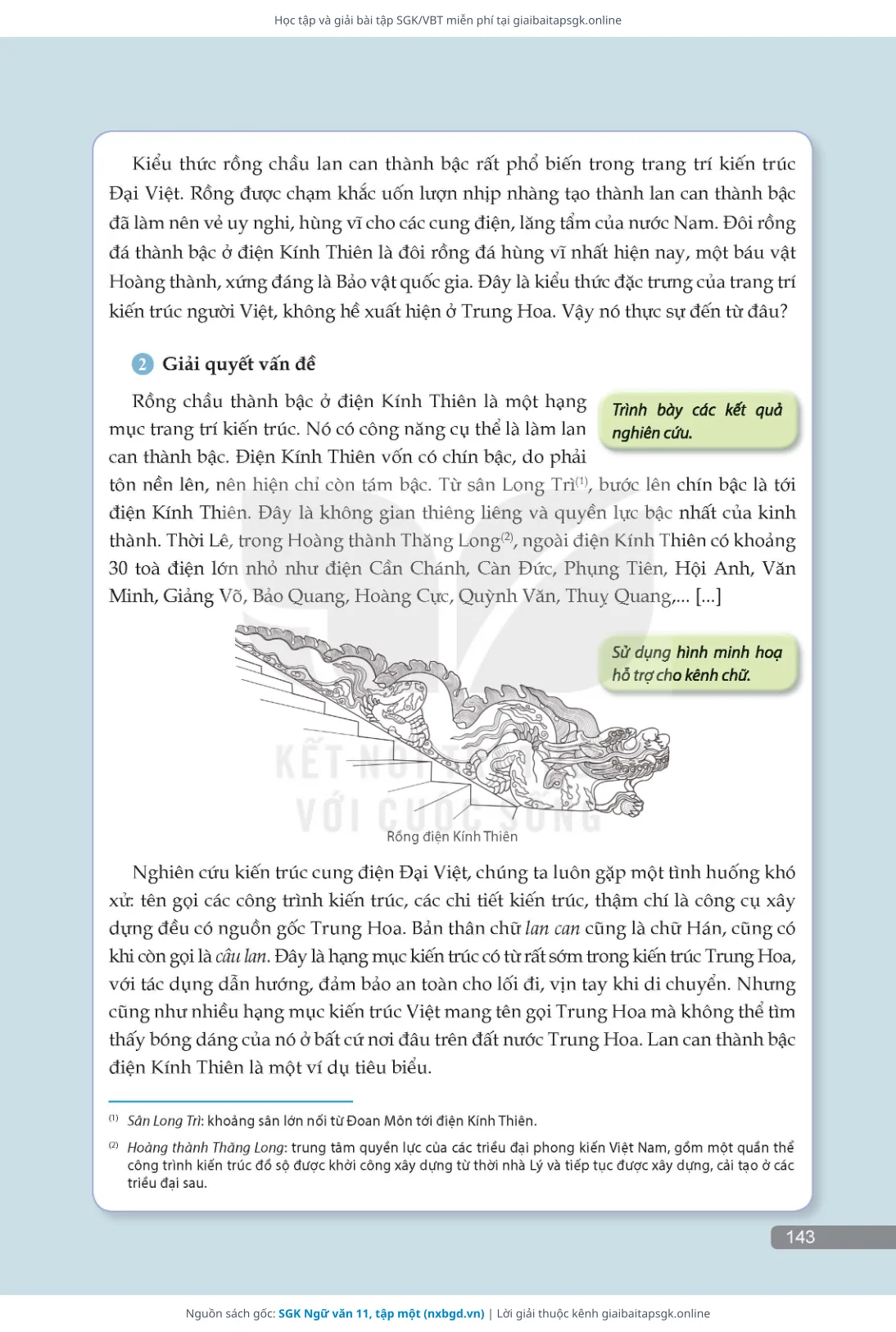 Trang 144 sách giáo khoa SGK Ngữ văn 11, tập một thu nhỏ