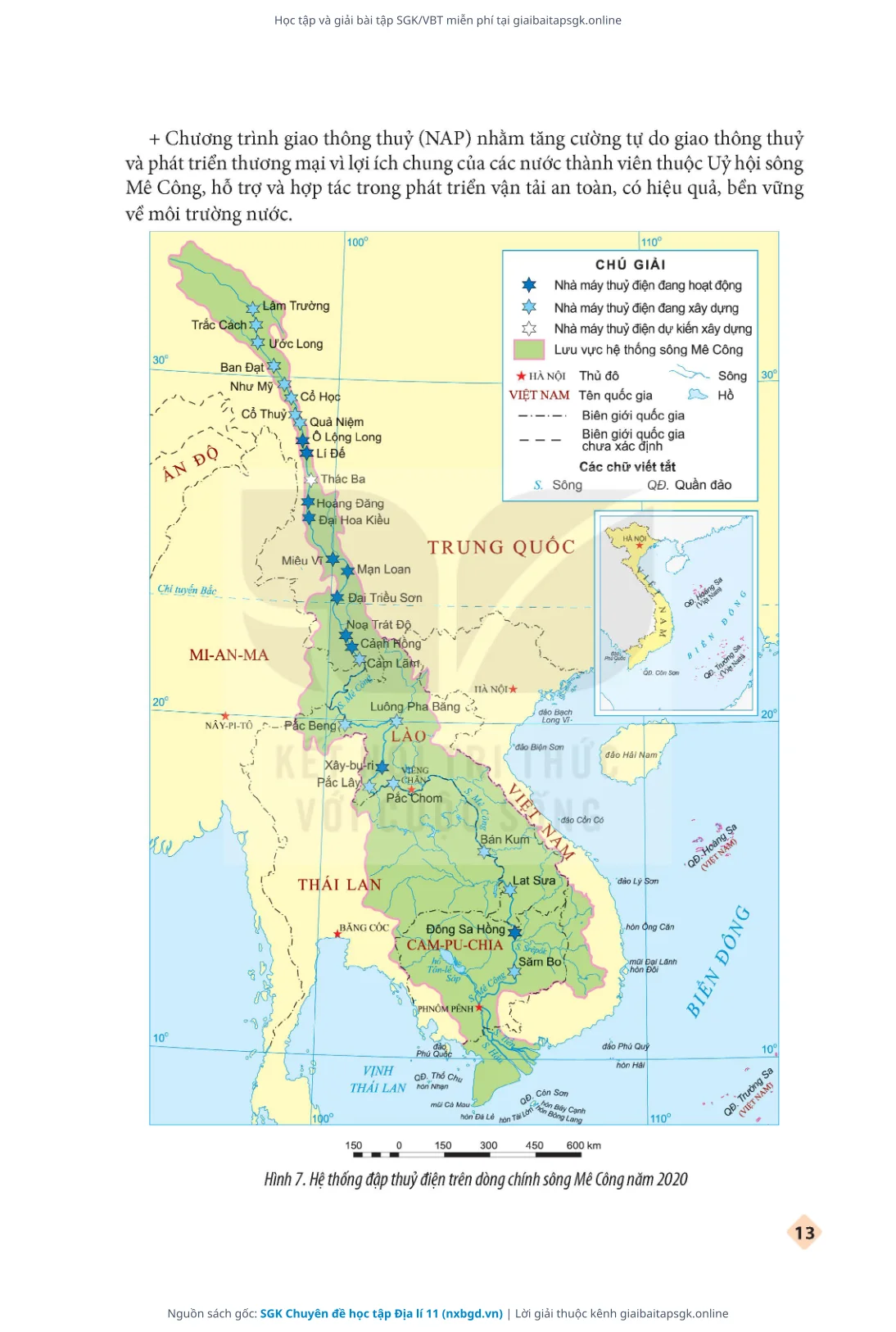Trang 14 sách giáo khoa SGK Chuyên đề học tập Địa lí 11 thu nhỏ