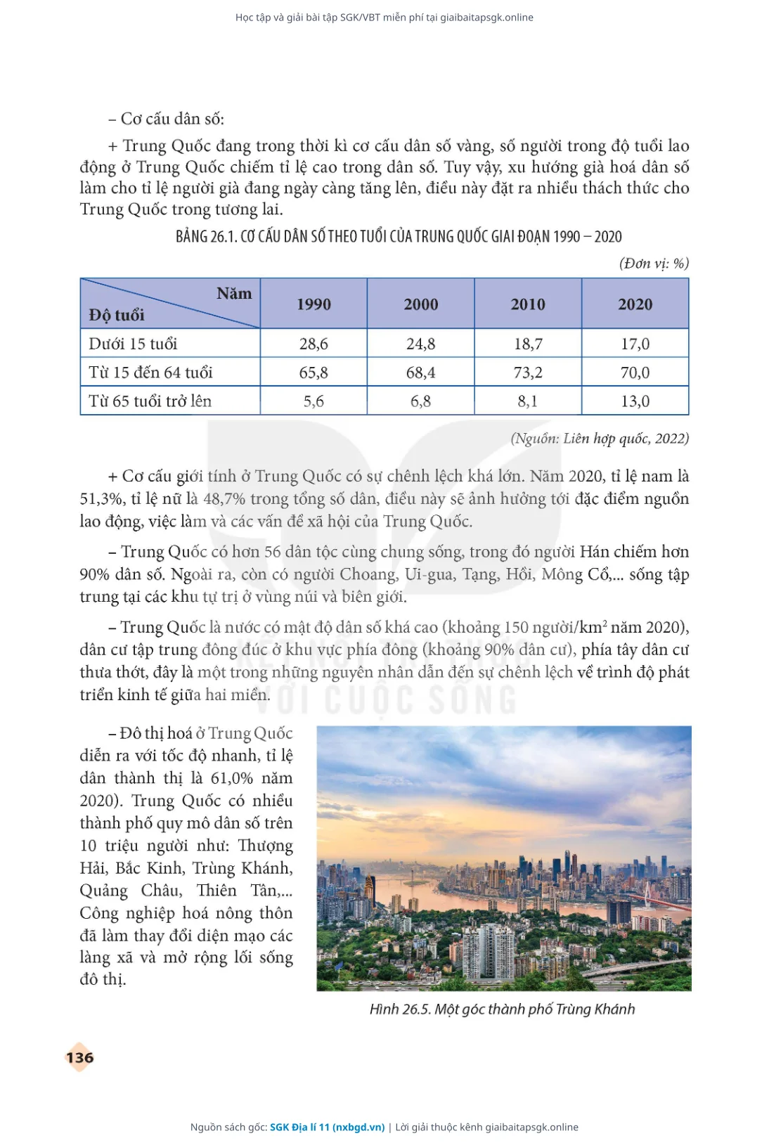 Trang 137 sách giáo khoa SGK Địa lí 11 thu nhỏ