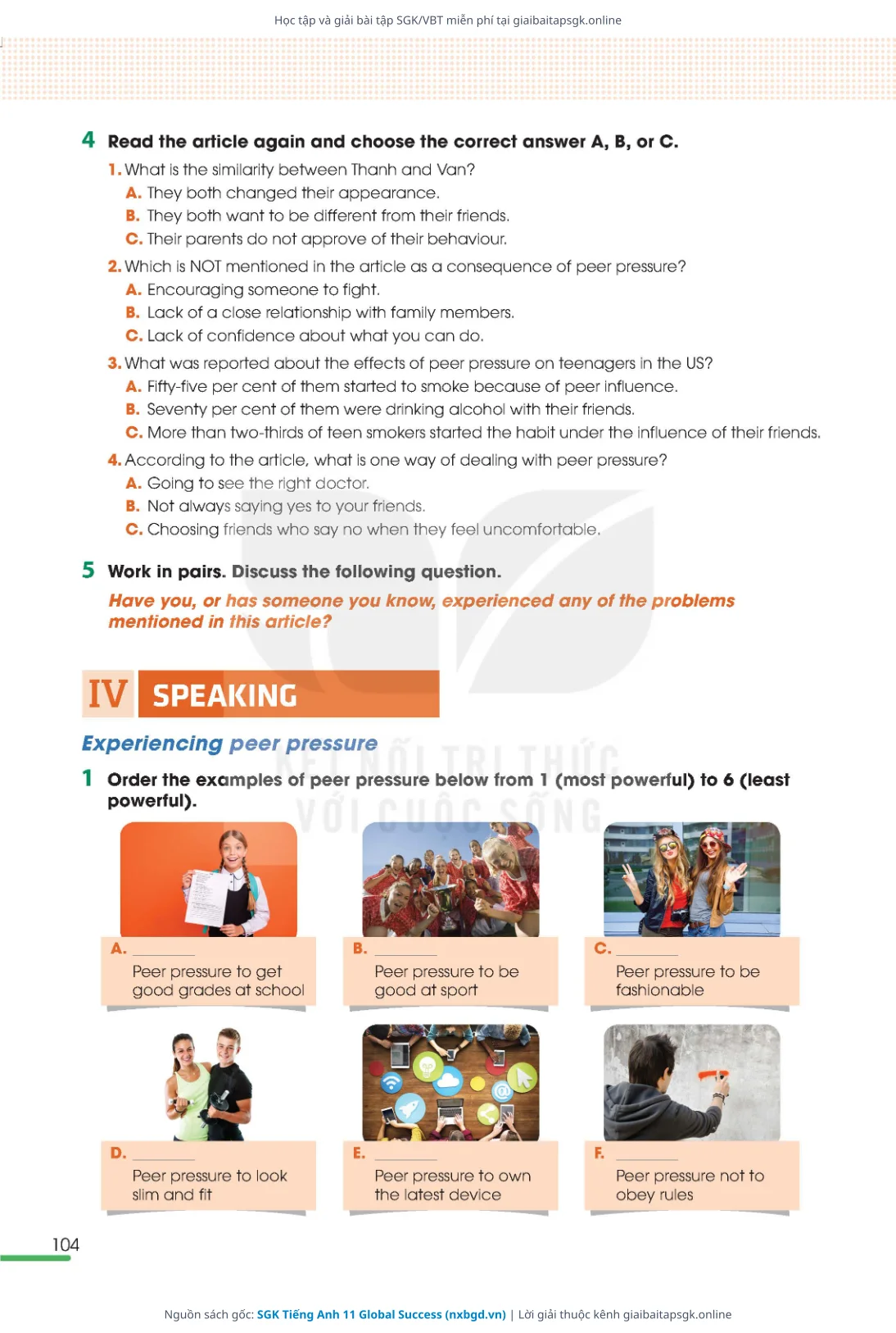 Trang 106 sách giáo khoa SGK Tiếng Anh 11 Global Success thu nhỏ