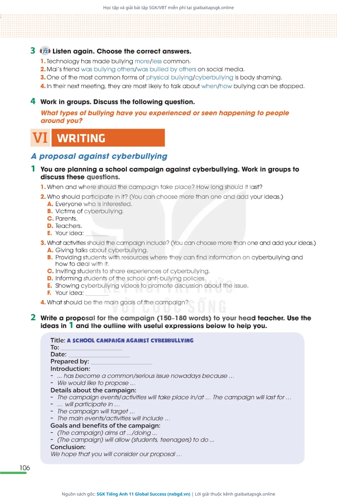Trang 108 sách giáo khoa SGK Tiếng Anh 11 Global Success thu nhỏ