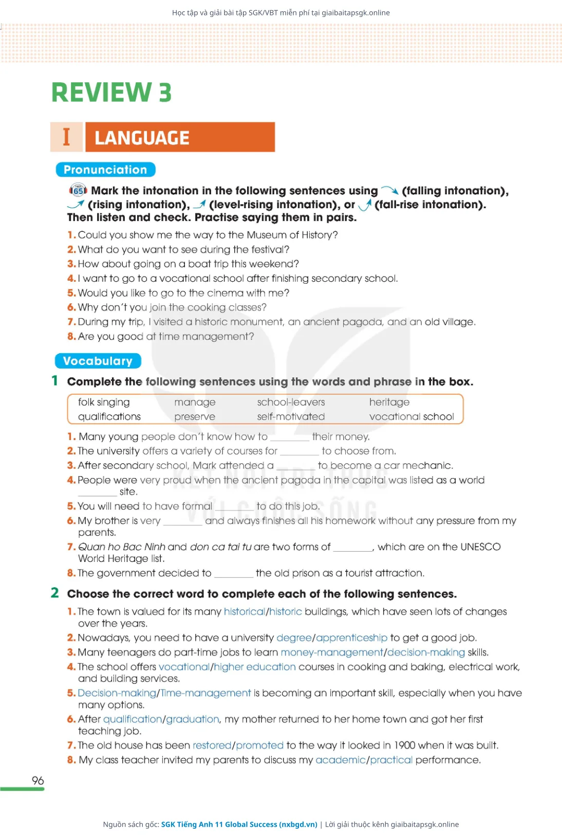 Trang 98 sách giáo khoa SGK Tiếng Anh 11 Global Success thu nhỏ
