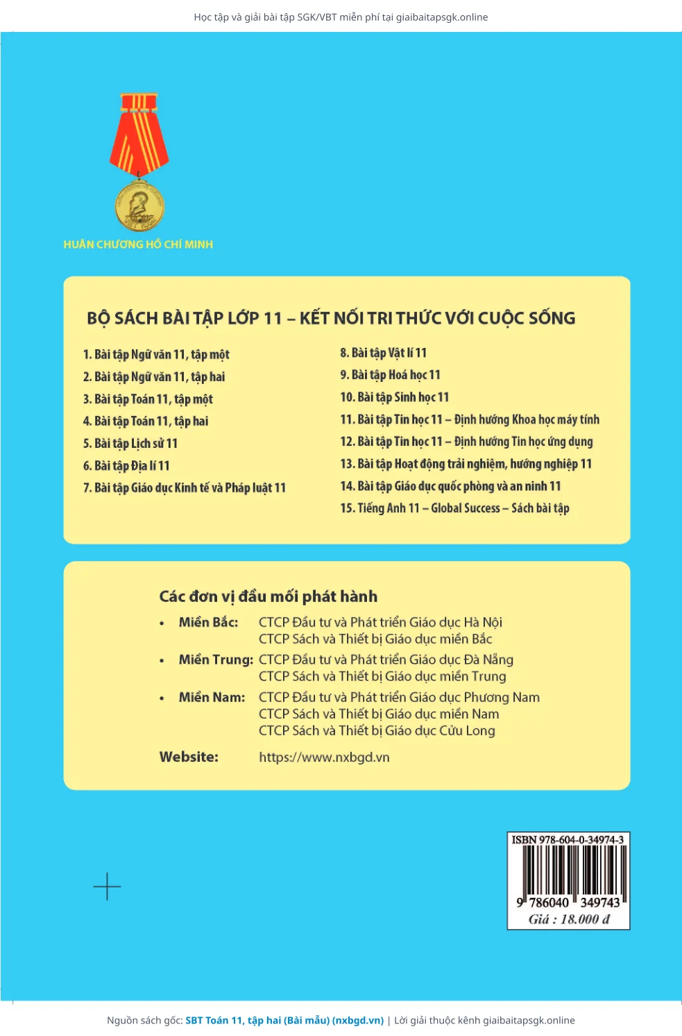 Trang 7 sách giáo khoa SBT Toán 11, tập hai (Bài mẫu) thu nhỏ