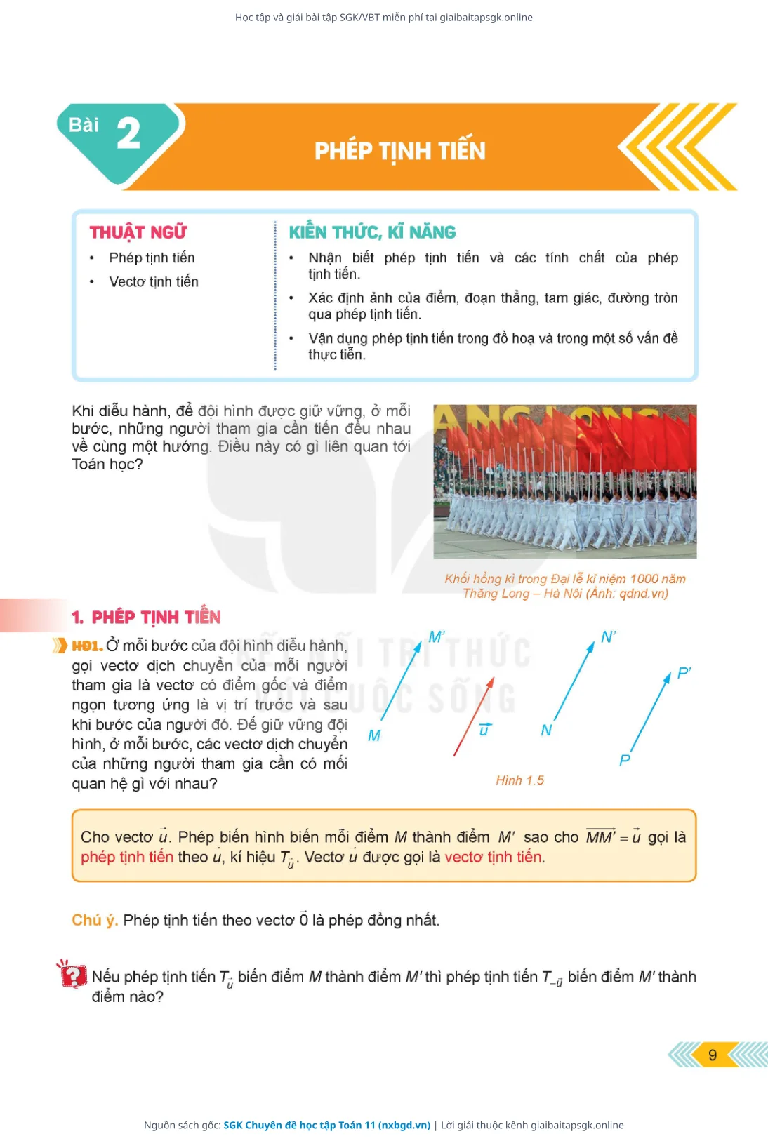 Trang 10 sách giáo khoa SGK Chuyên đề học tập Toán 11 thu nhỏ