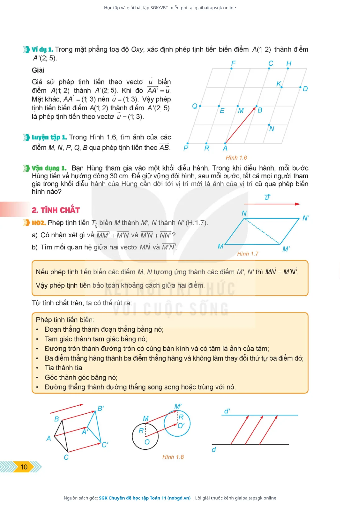 Trang 11 sách giáo khoa SGK Chuyên đề học tập Toán 11 thu nhỏ