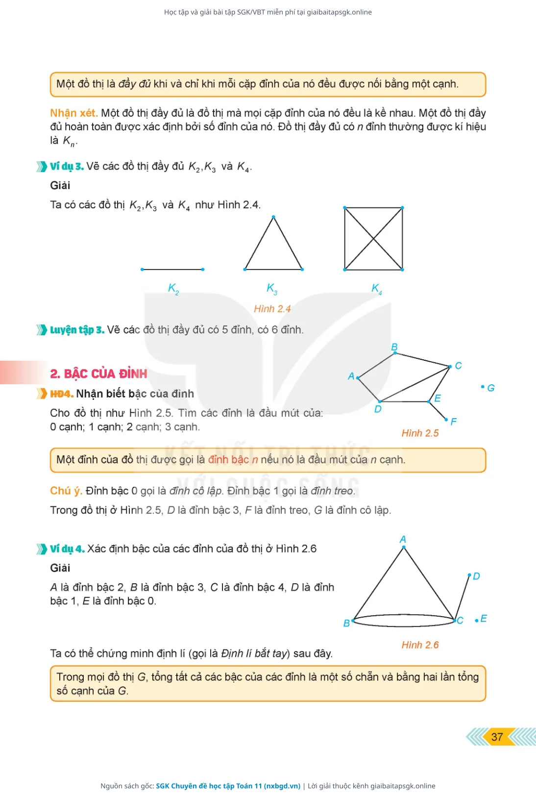 Trang 38 sách giáo khoa SGK Chuyên đề học tập Toán 11 thu nhỏ