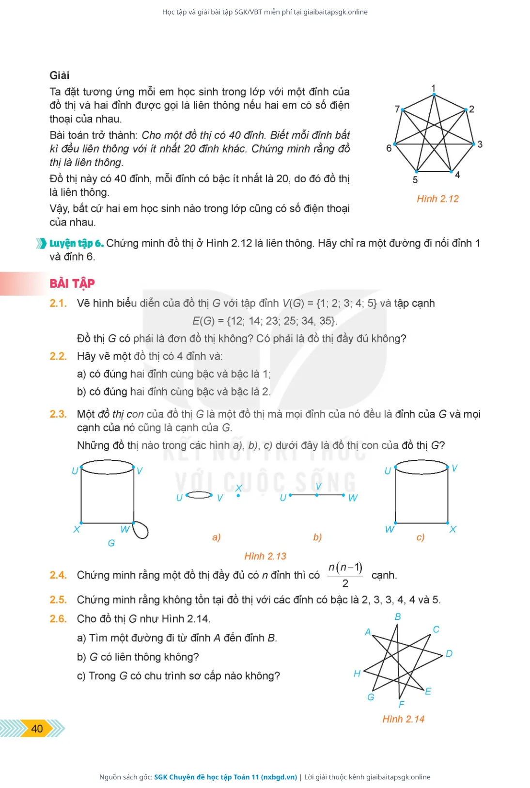Trang 41 sách giáo khoa SGK Chuyên đề học tập Toán 11 thu nhỏ
