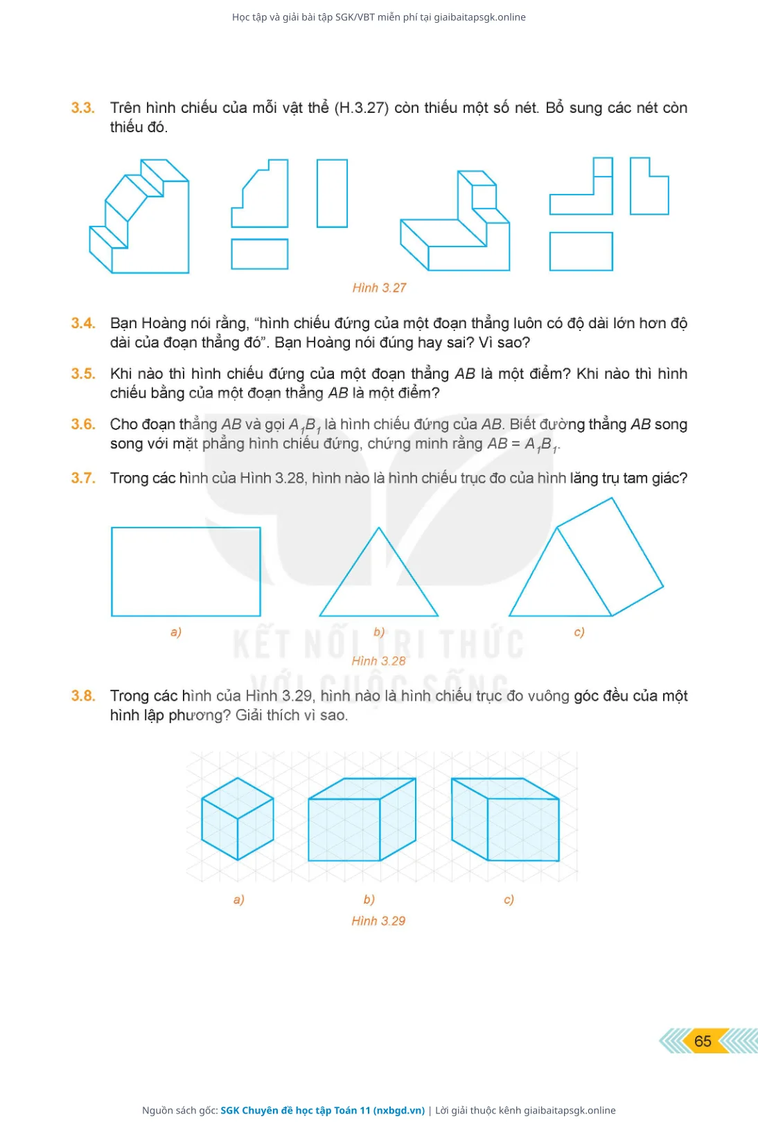 Trang 66 sách giáo khoa SGK Chuyên đề học tập Toán 11 thu nhỏ