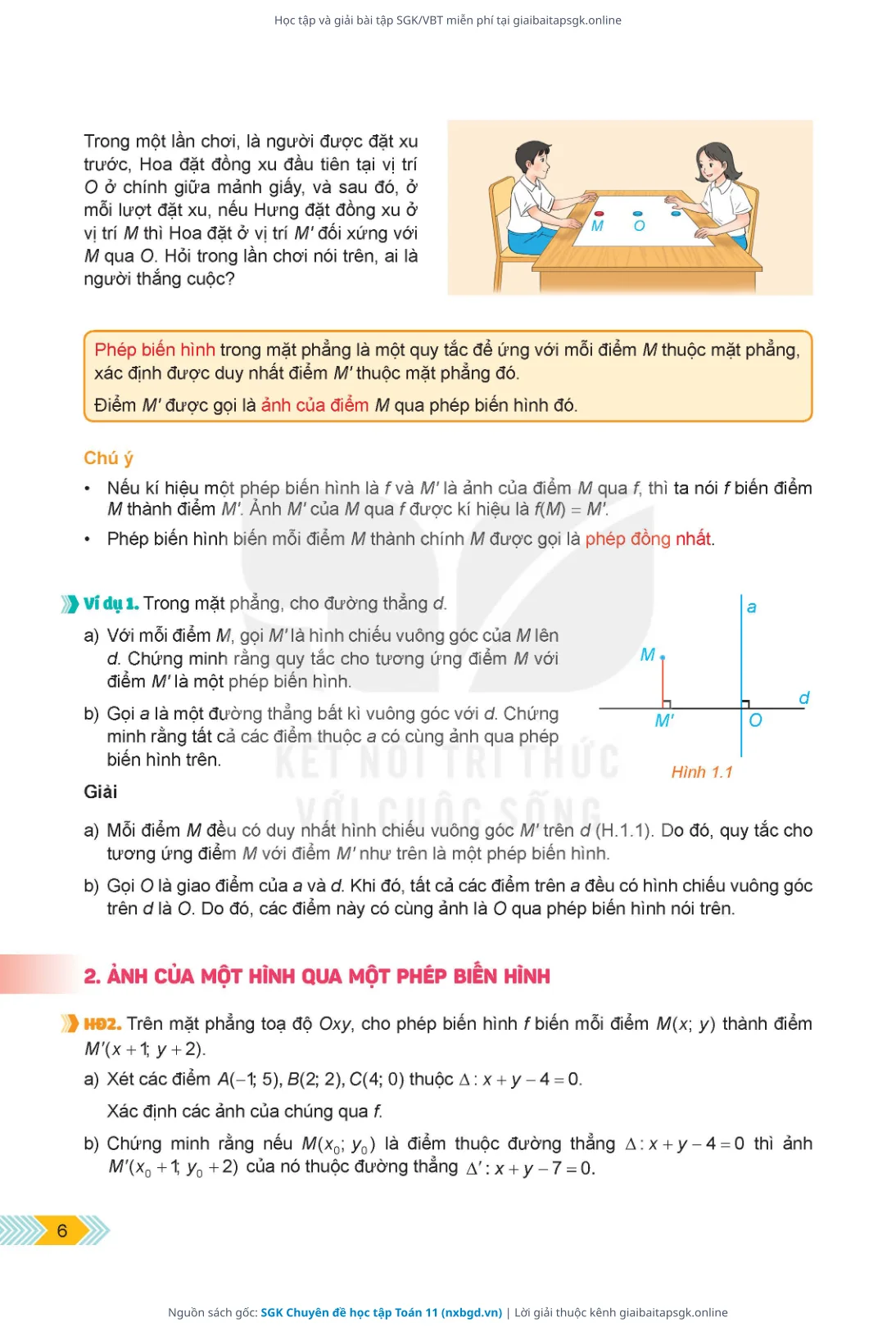 Trang 7 sách giáo khoa SGK Chuyên đề học tập Toán 11 thu nhỏ