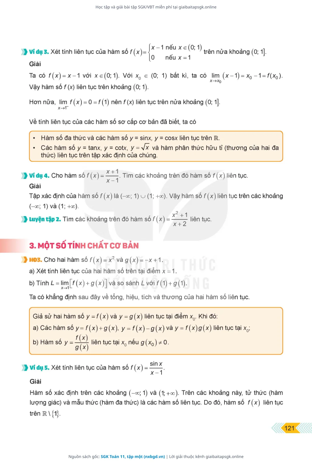 Trang 118 sách giáo khoa SGK Toán 11, tập một bản chuẩn