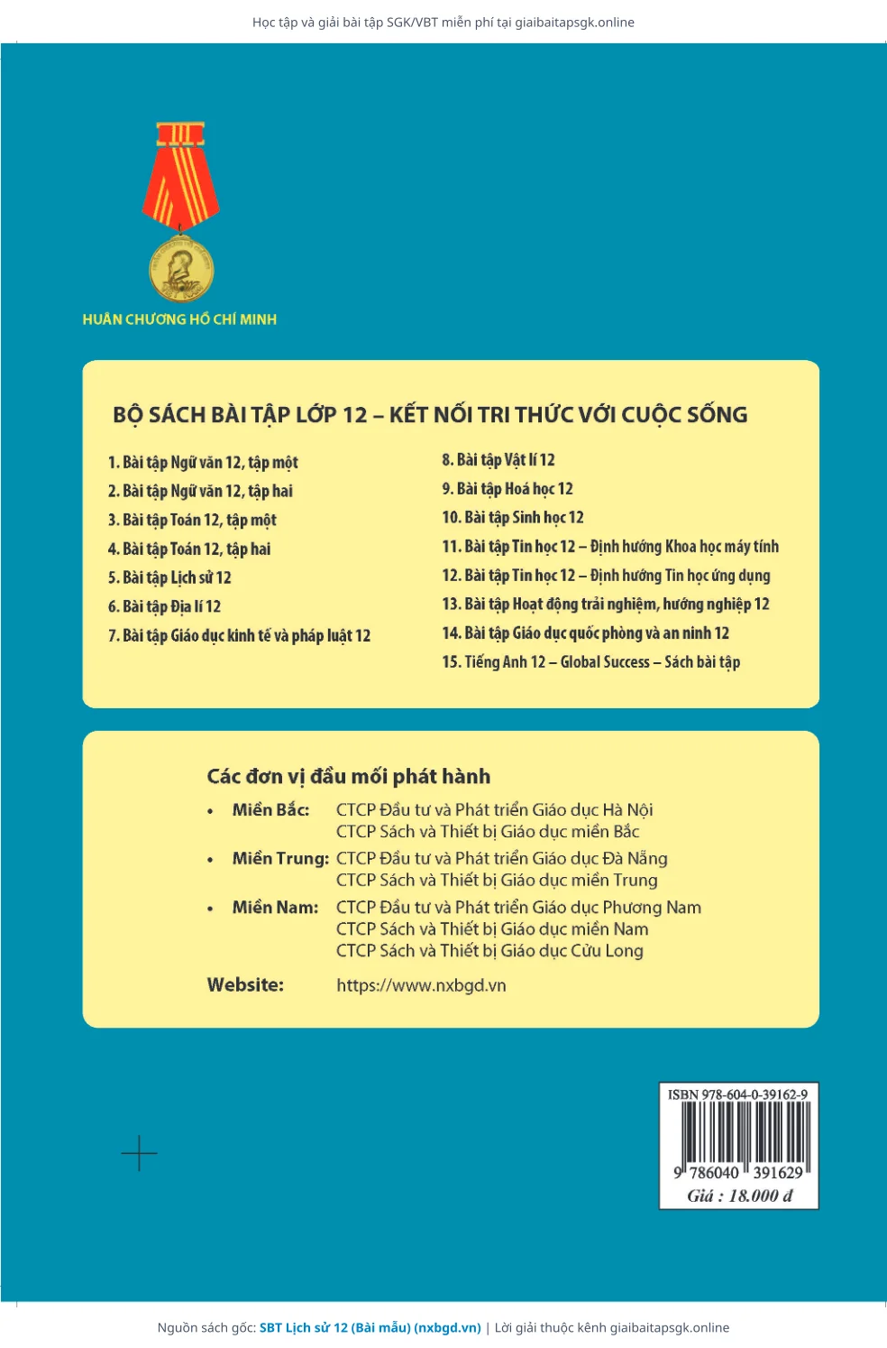 Trang 8 sách giáo khoa SBT Lịch sử 12 (Bài mẫu) thu nhỏ