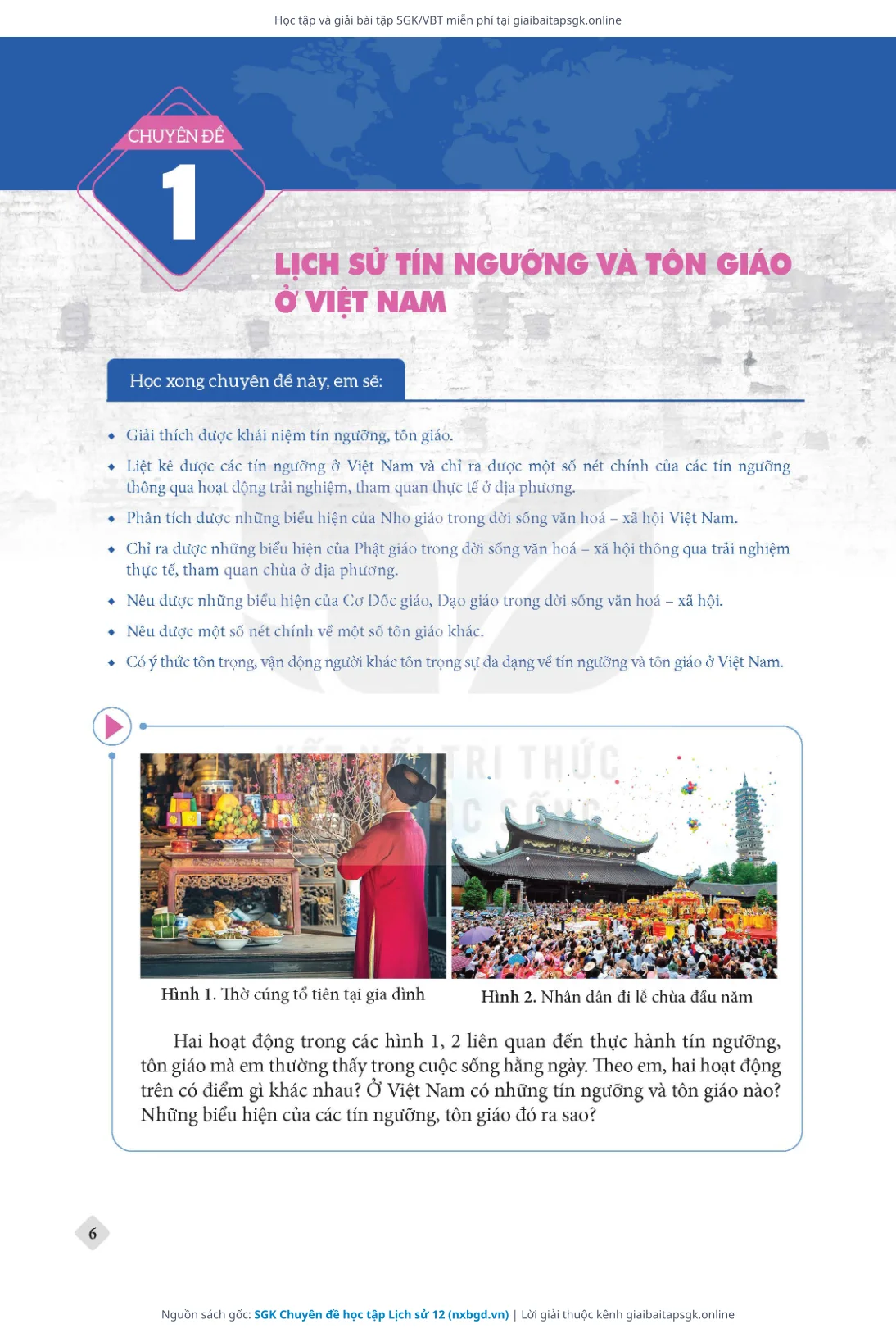 Trang 7 sách giáo khoa SGK Chuyên đề học tập Lịch sử 12 thu nhỏ