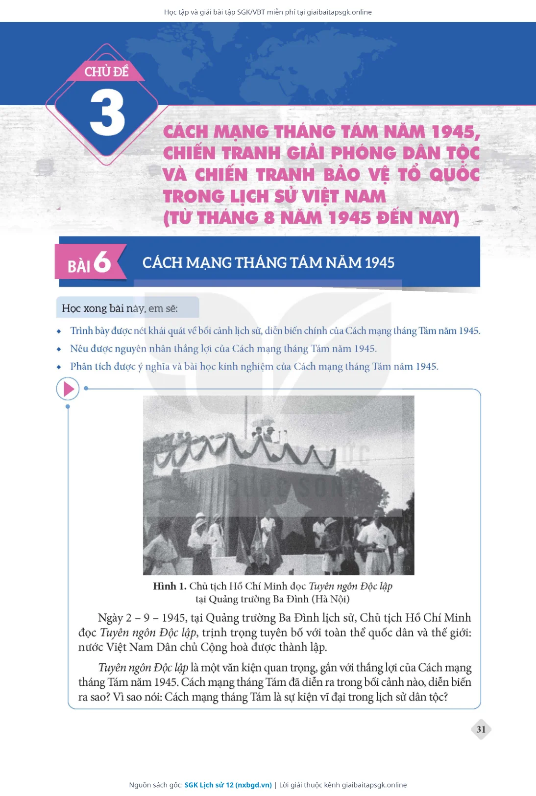 Trang 32 sách giáo khoa SGK Lịch sử 12 thu nhỏ